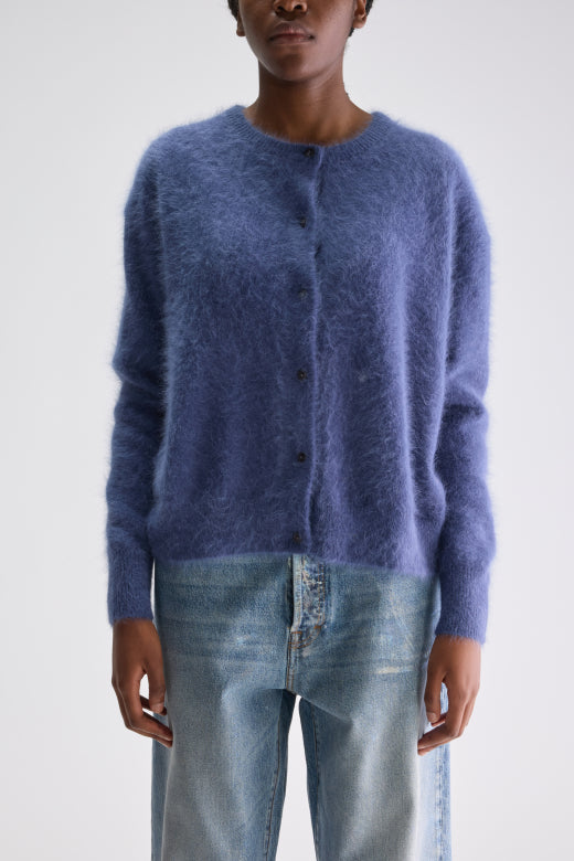 Dathan angora-blend cardigan - BoUvy