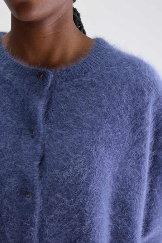 Dathan angora-blend cardigan - BoUvy