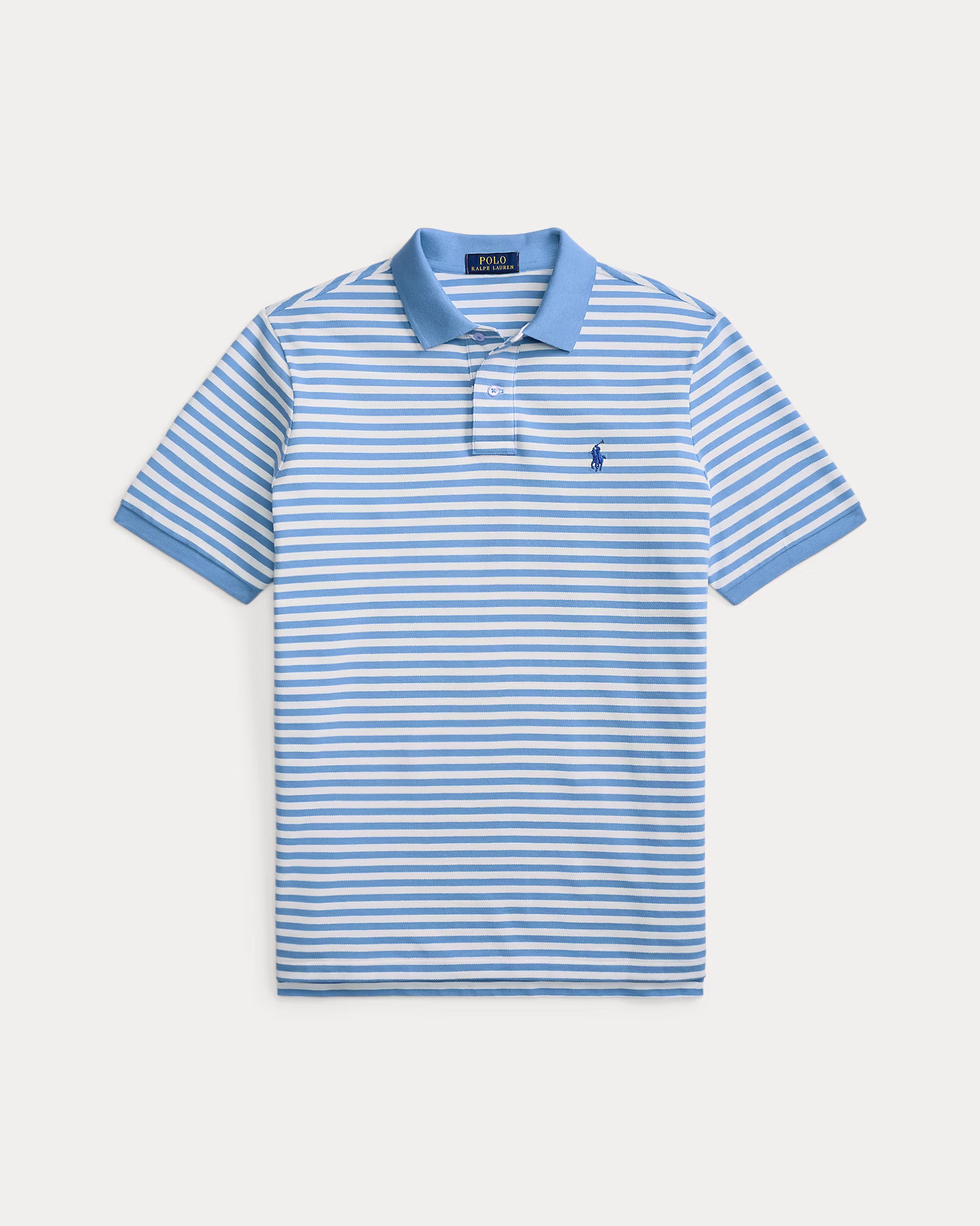 Striped Mesh Polo Shirt - BoUvy