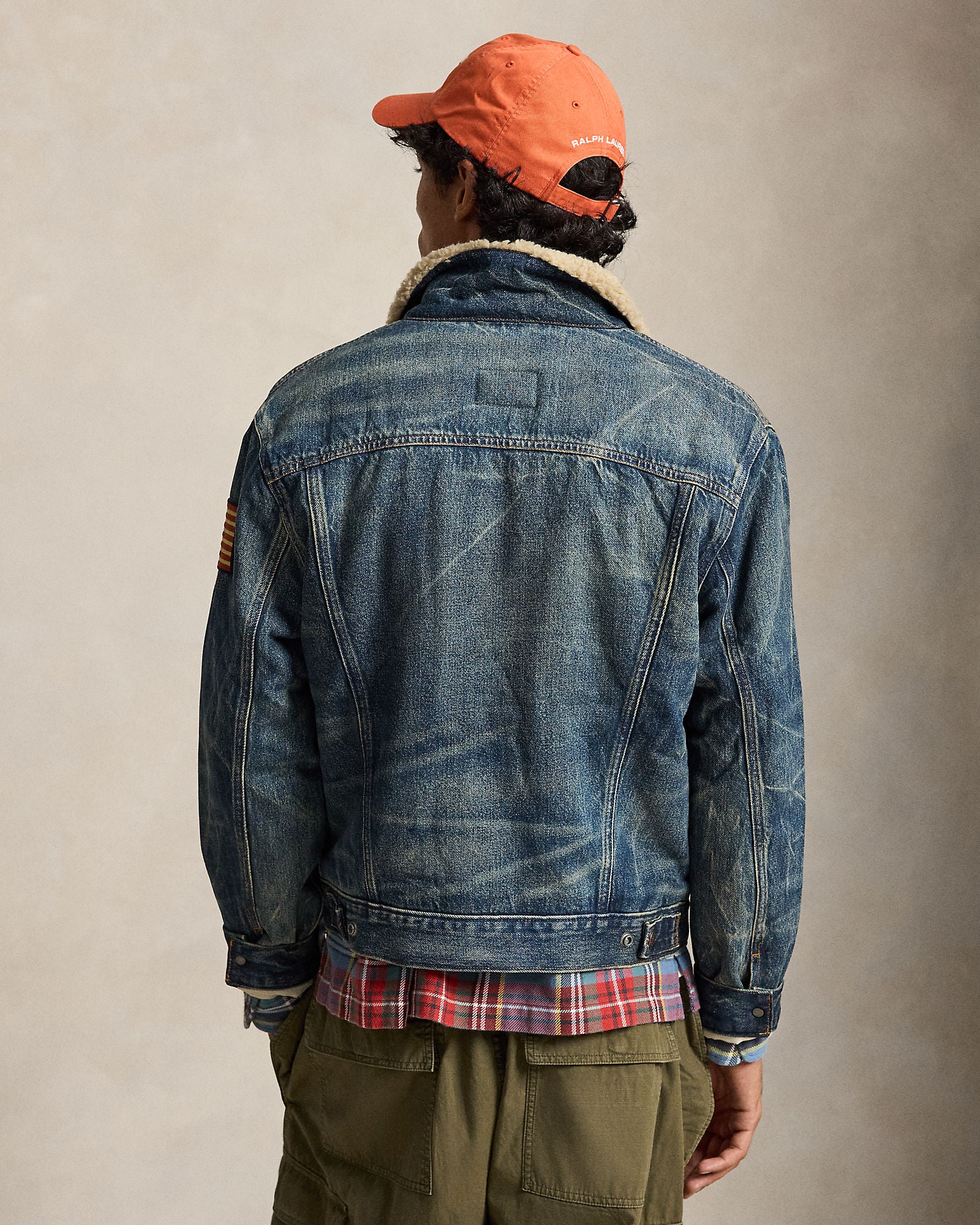 FLEECE-LINED DENIM TRUCKER JACKET | BoUvy