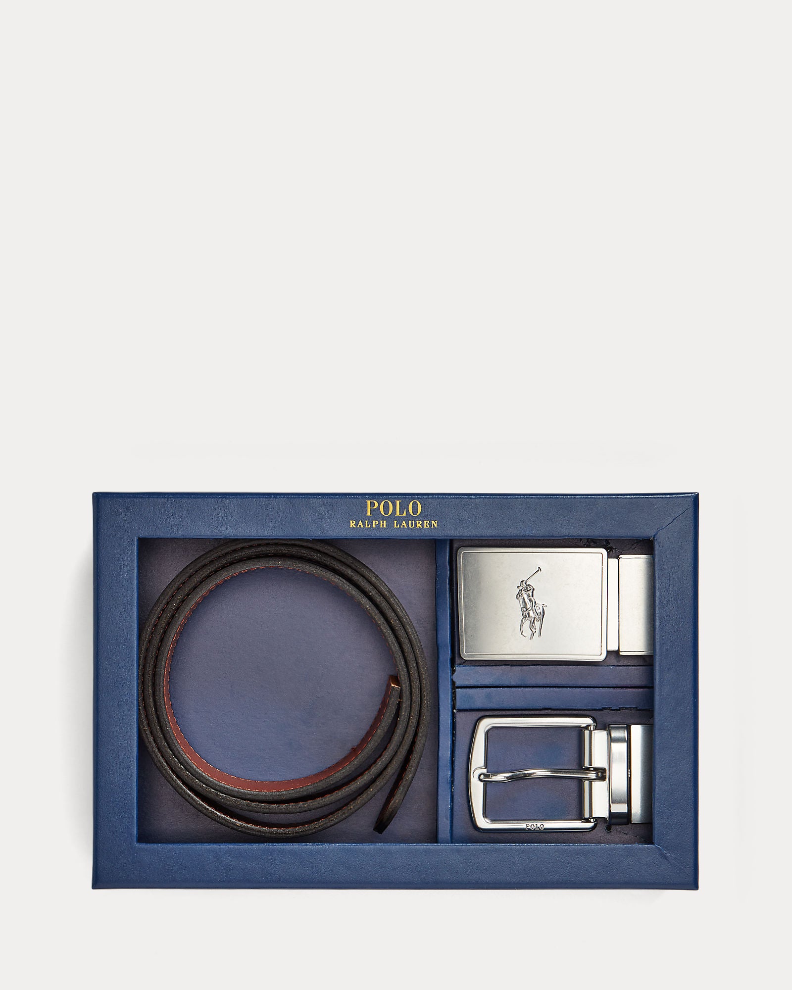 REVERSIBLE LEATHER BELT GIFT SET | BoUvy