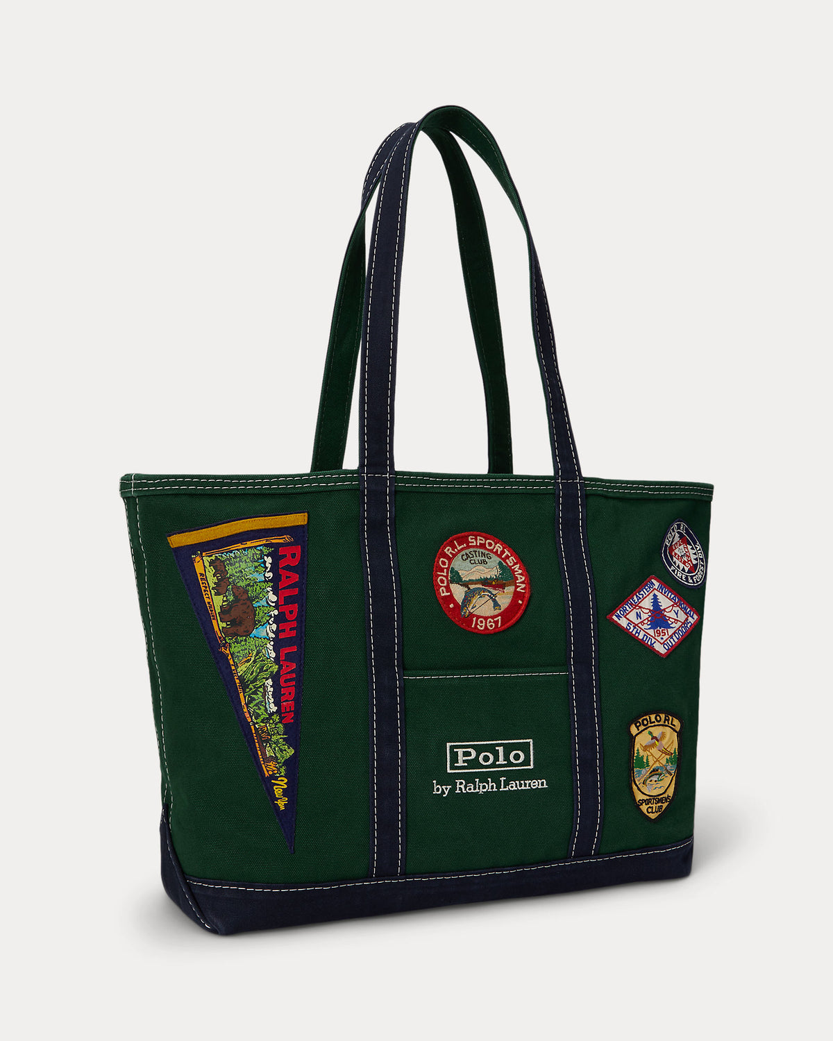 LOGO-PATCH CANVAS TOTE | BoUvy