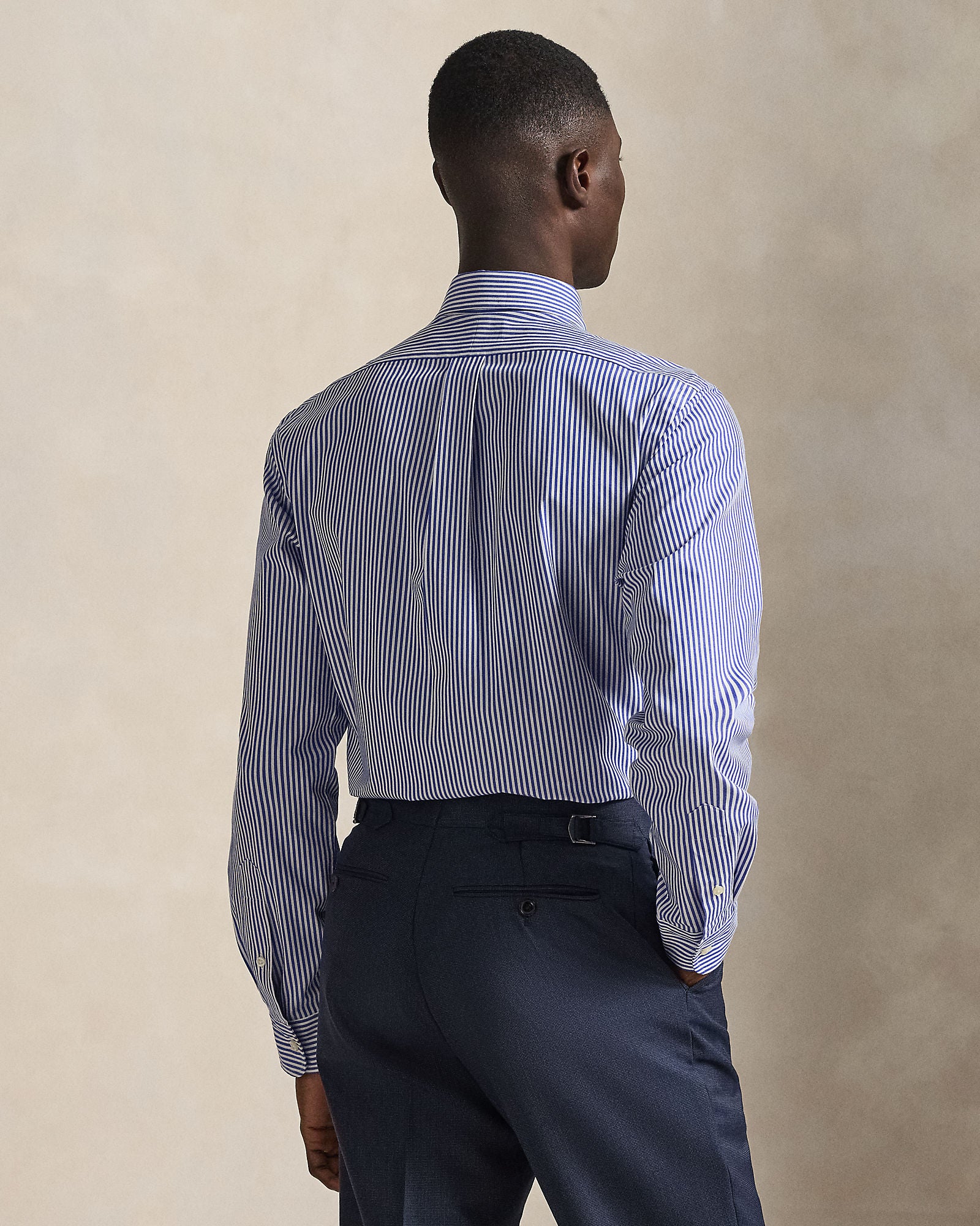 CUSTOM FIT STRETCH POPLIN SHIRT - BoUvy