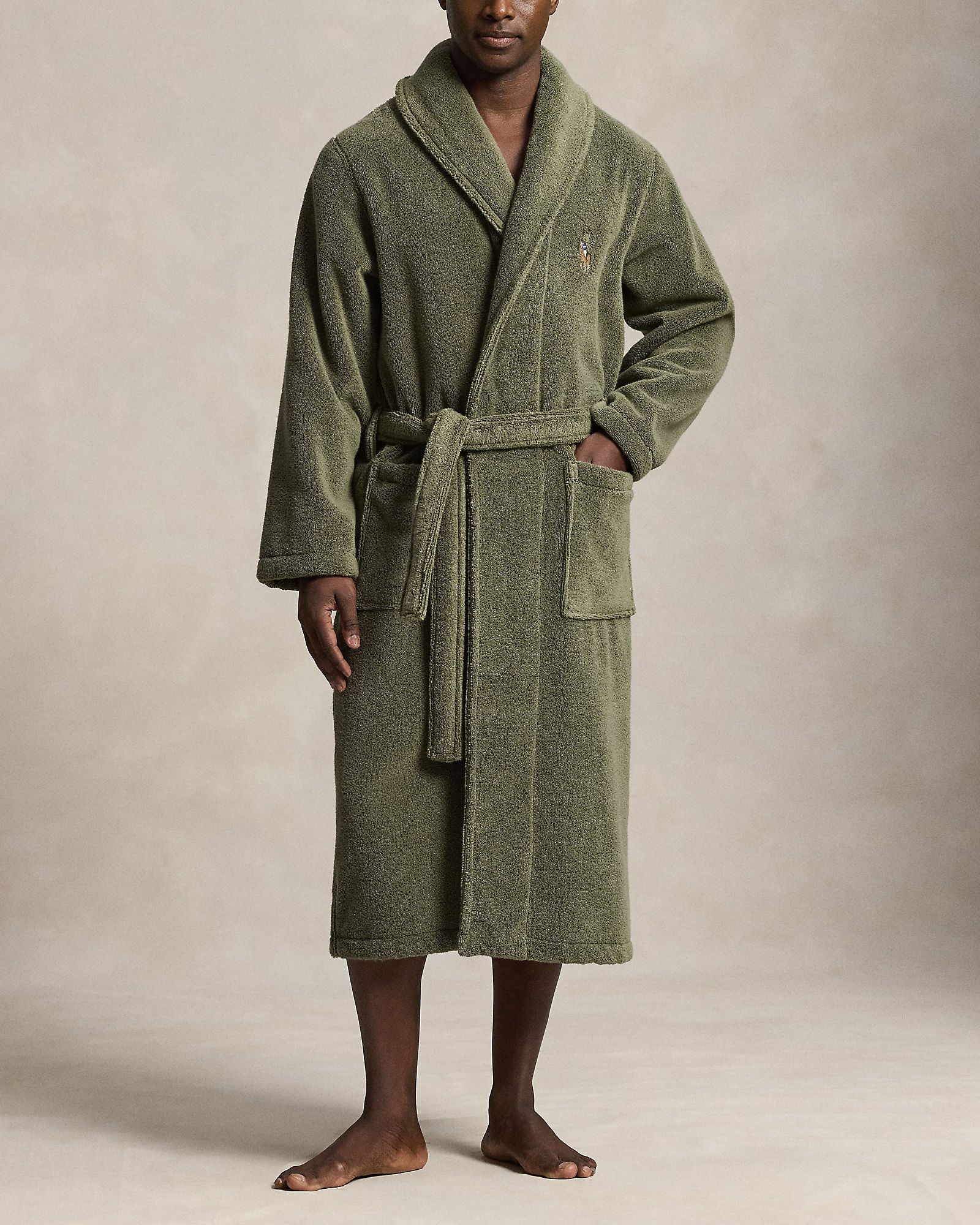 SHAWL-COLLAR TERRY ROBE - BoUvy