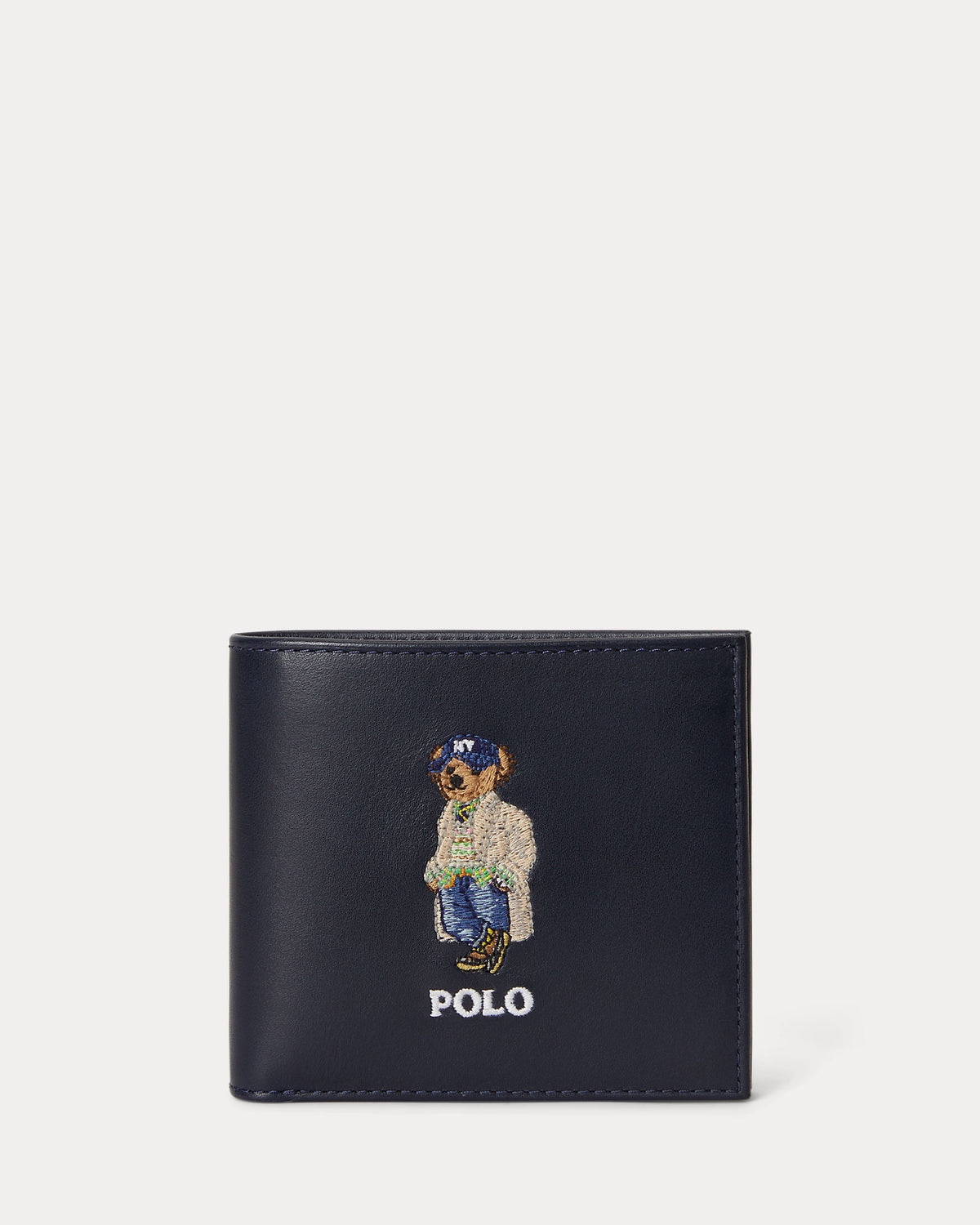 POLO BEAR LEATHER BILLFOLD COIN WALLET | BoUvy