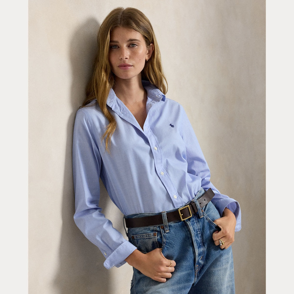 SLIM FIT COTTON POPLIN SHIRT - BoUvy