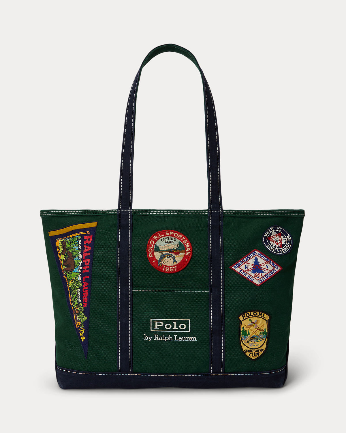 LOGO-PATCH CANVAS TOTE | BoUvy