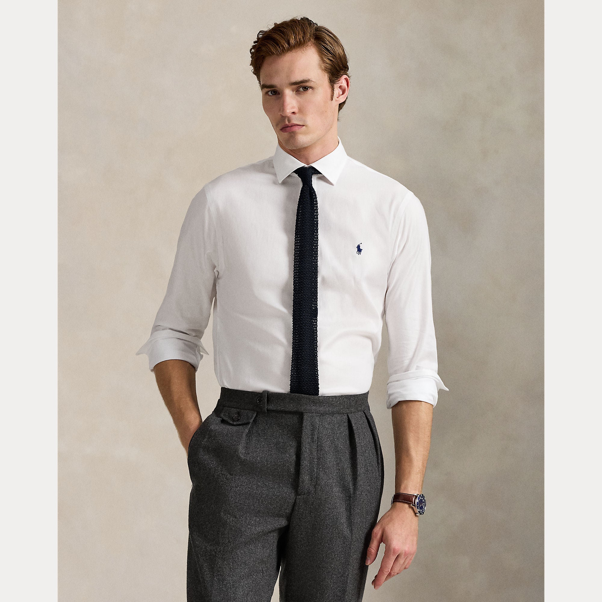 Slim Fit Poplin Shirt - BoUvy