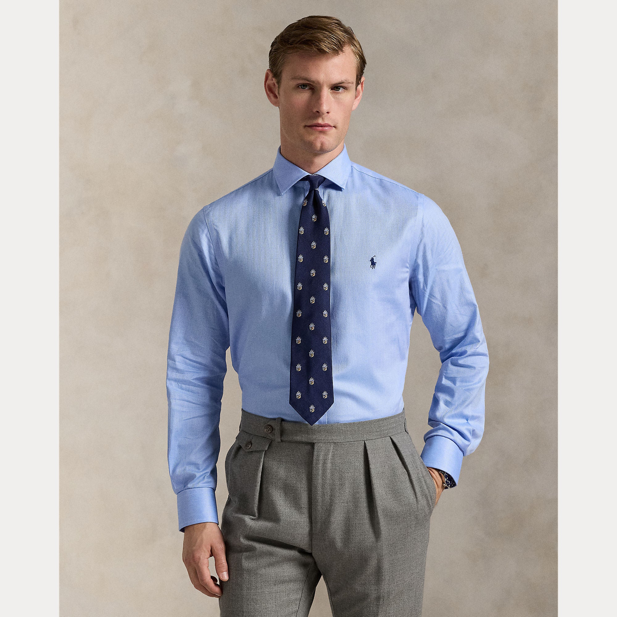 Slim Fit Poplin Shirt - BoUvy