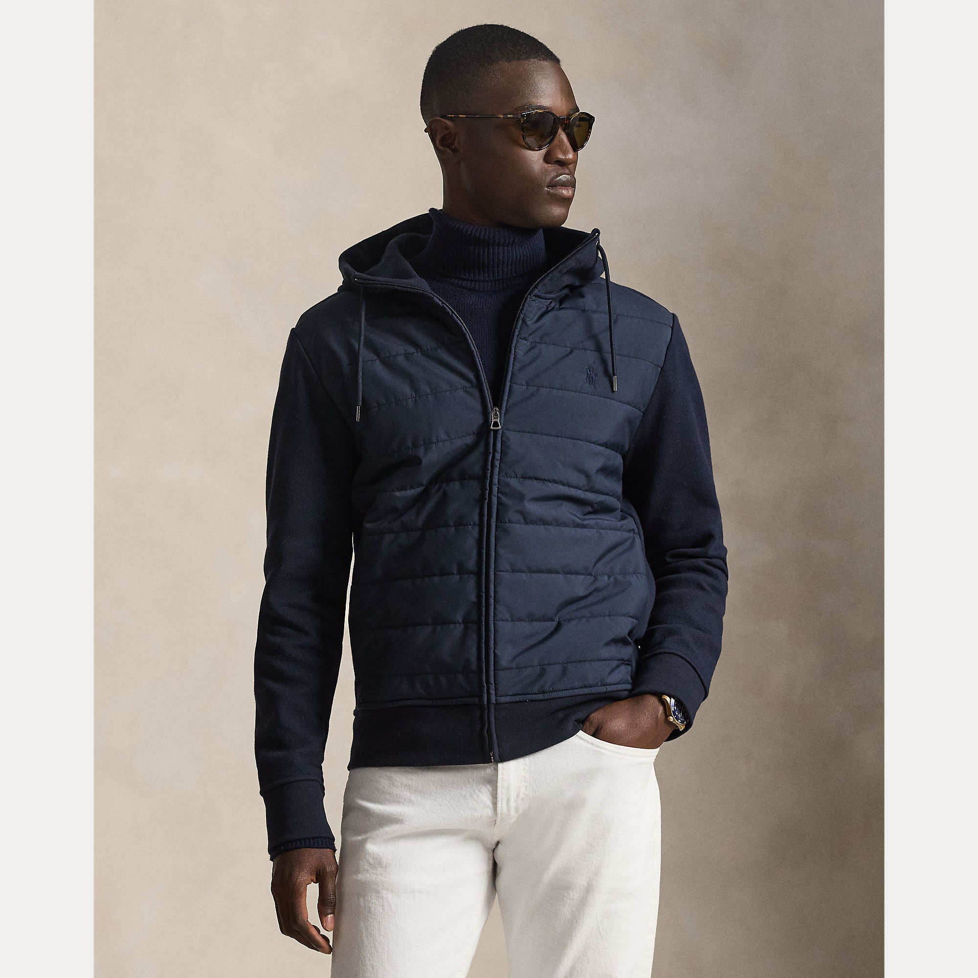 Hybrid Hooded Flight Jacket - BoUvy