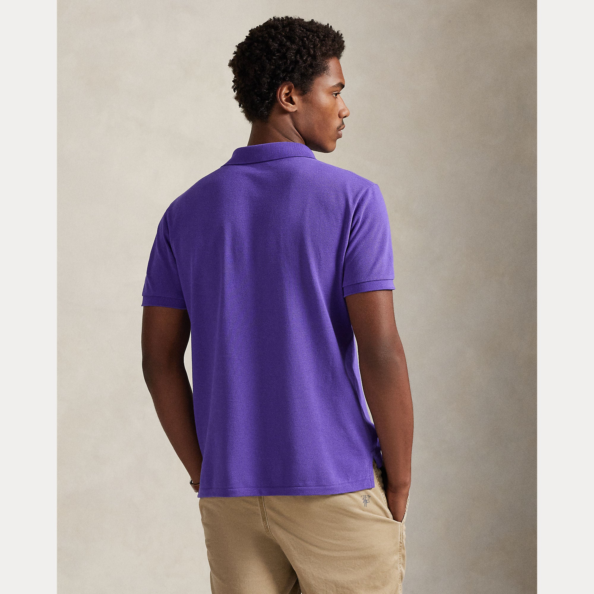 Slim Fit Mesh Polo Shirt - BoUvy