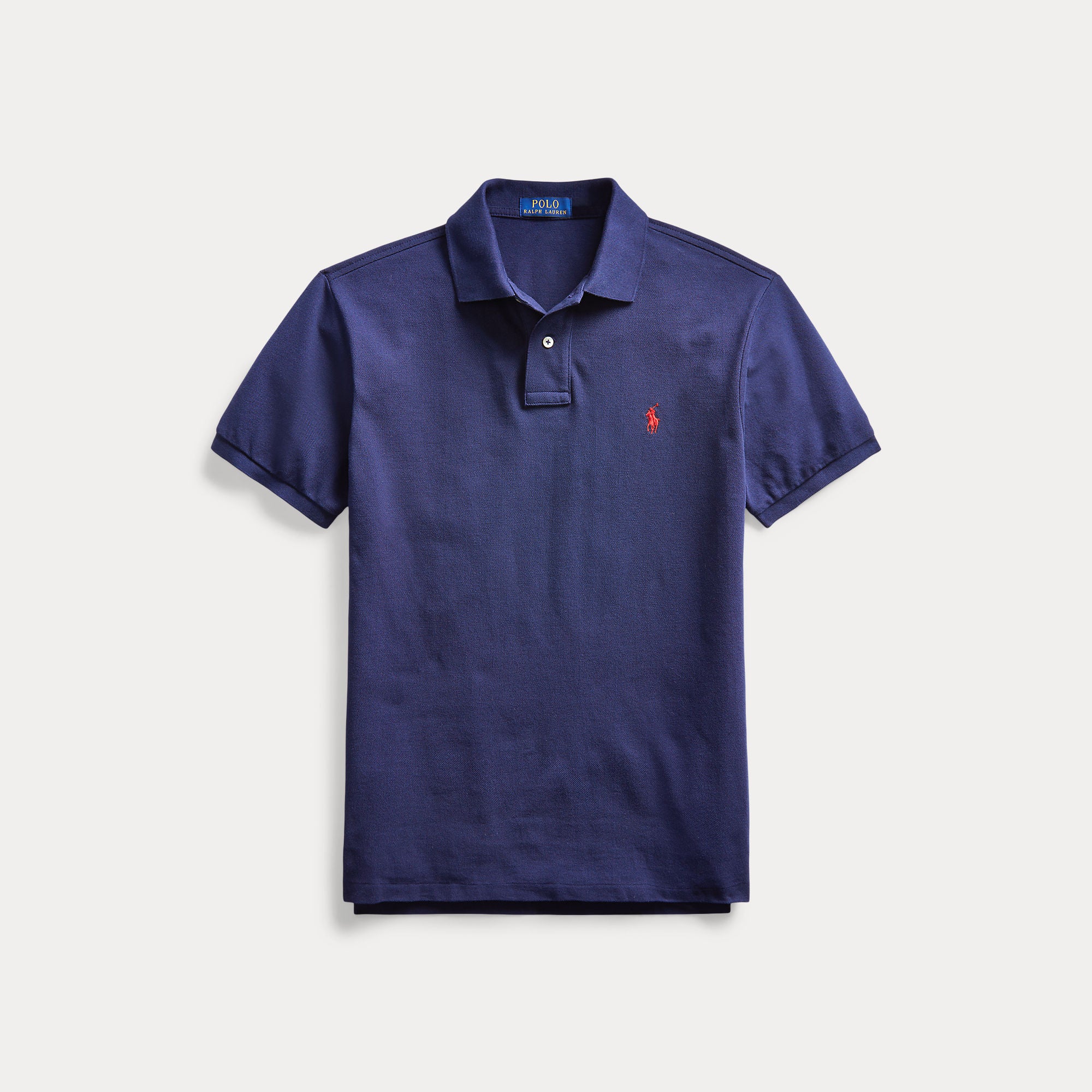 Slim Fit Mesh Polo Shirt - BoUvy