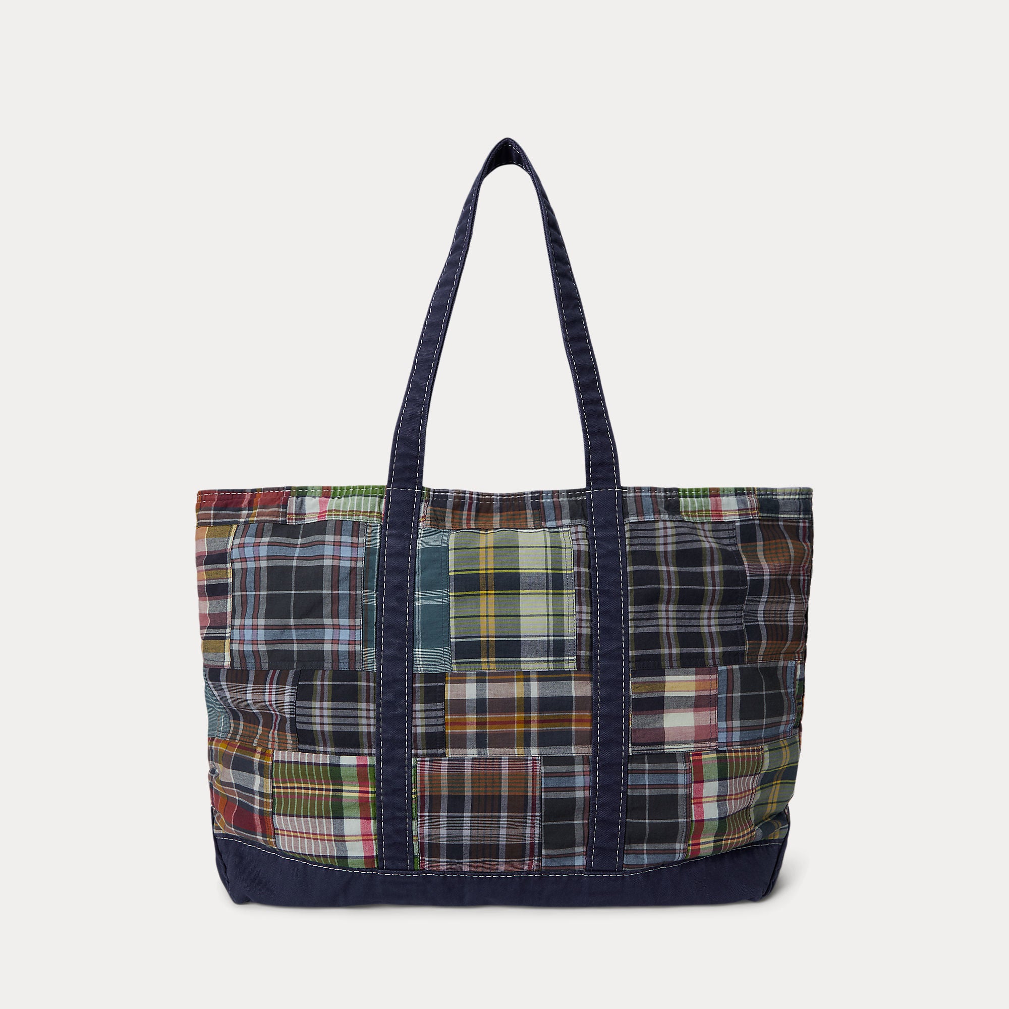 Patchwork Madras Tote - BoUvy