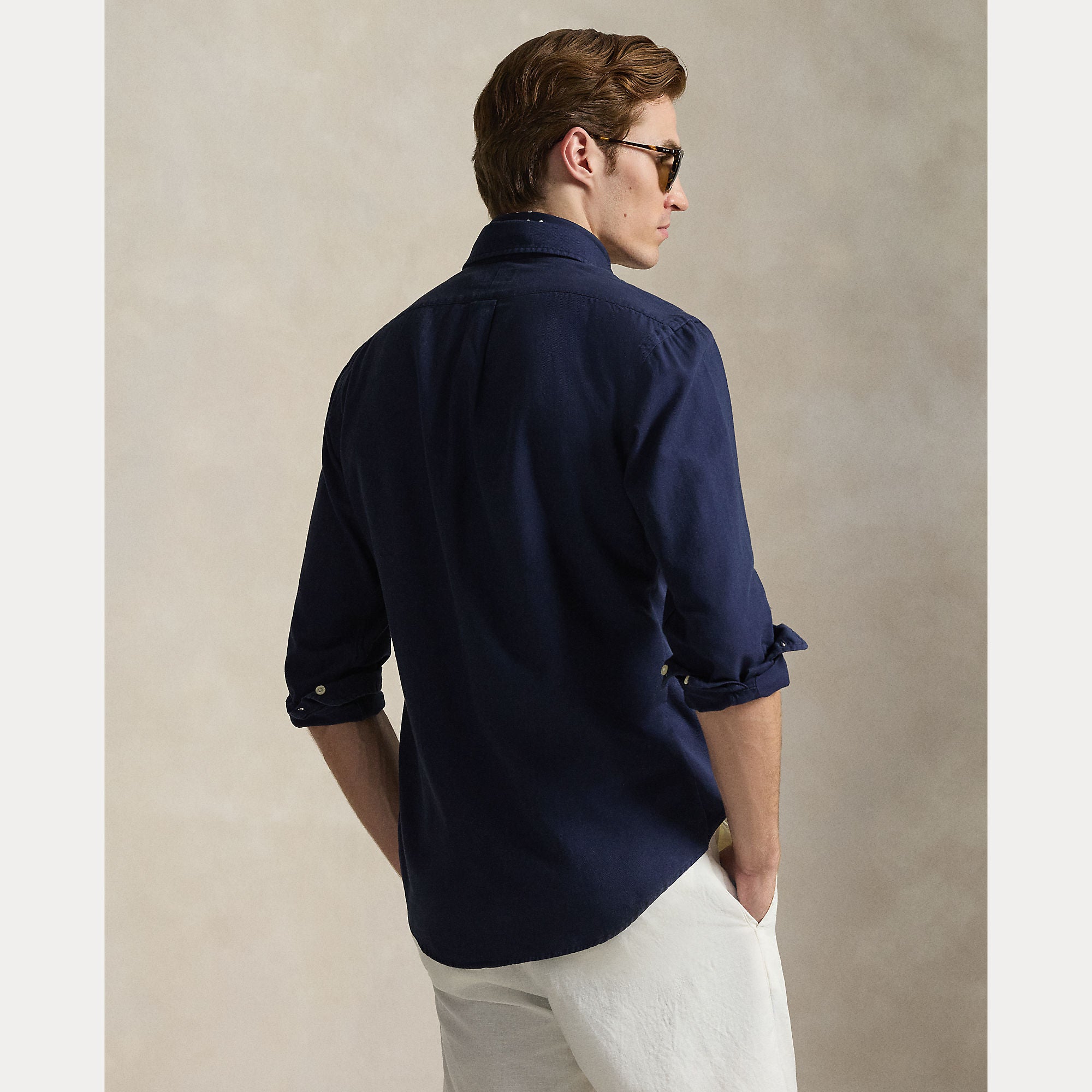 CUSTOM FIT TEXTURED DOBBY SHIRT - BoUvy