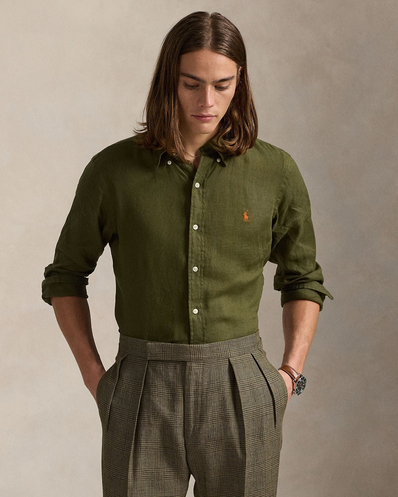Slim Fit Linen Shirt - BoUvy