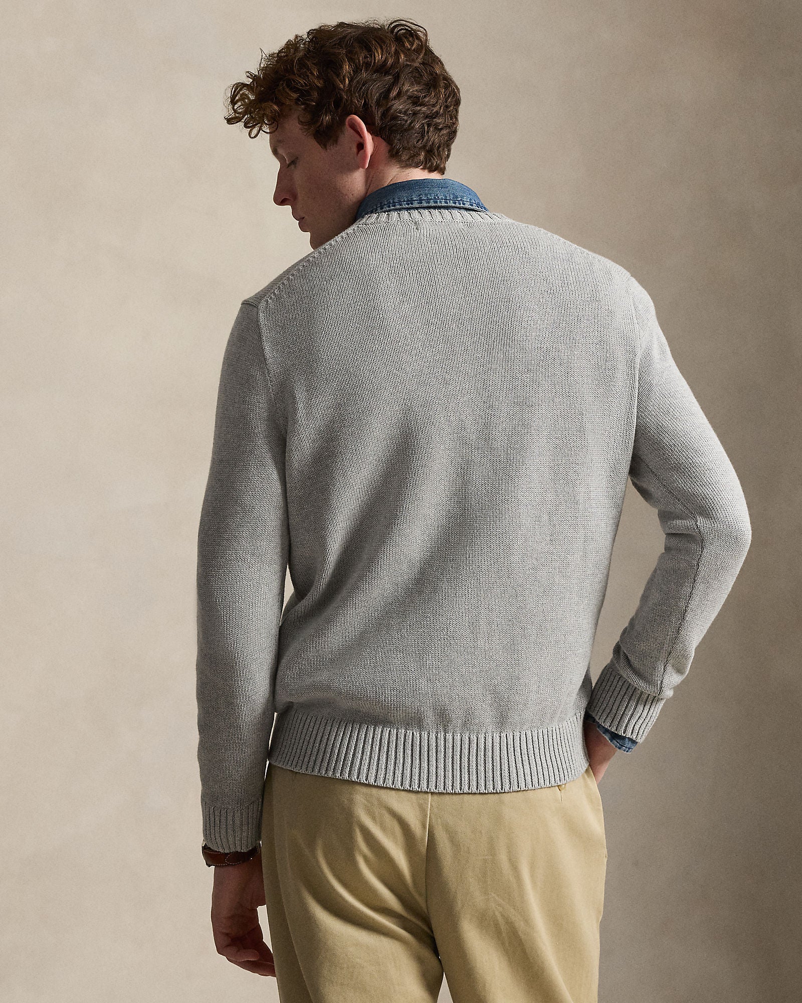 Cotton Crewneck Sweater - BoUvy