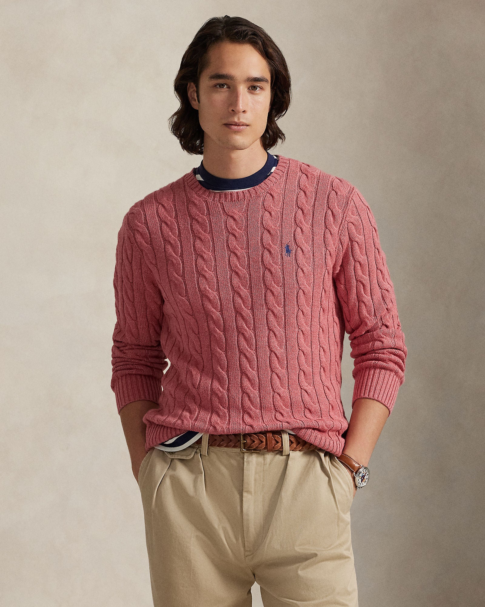 Cable-Knit Cotton Sweater - BoUvy