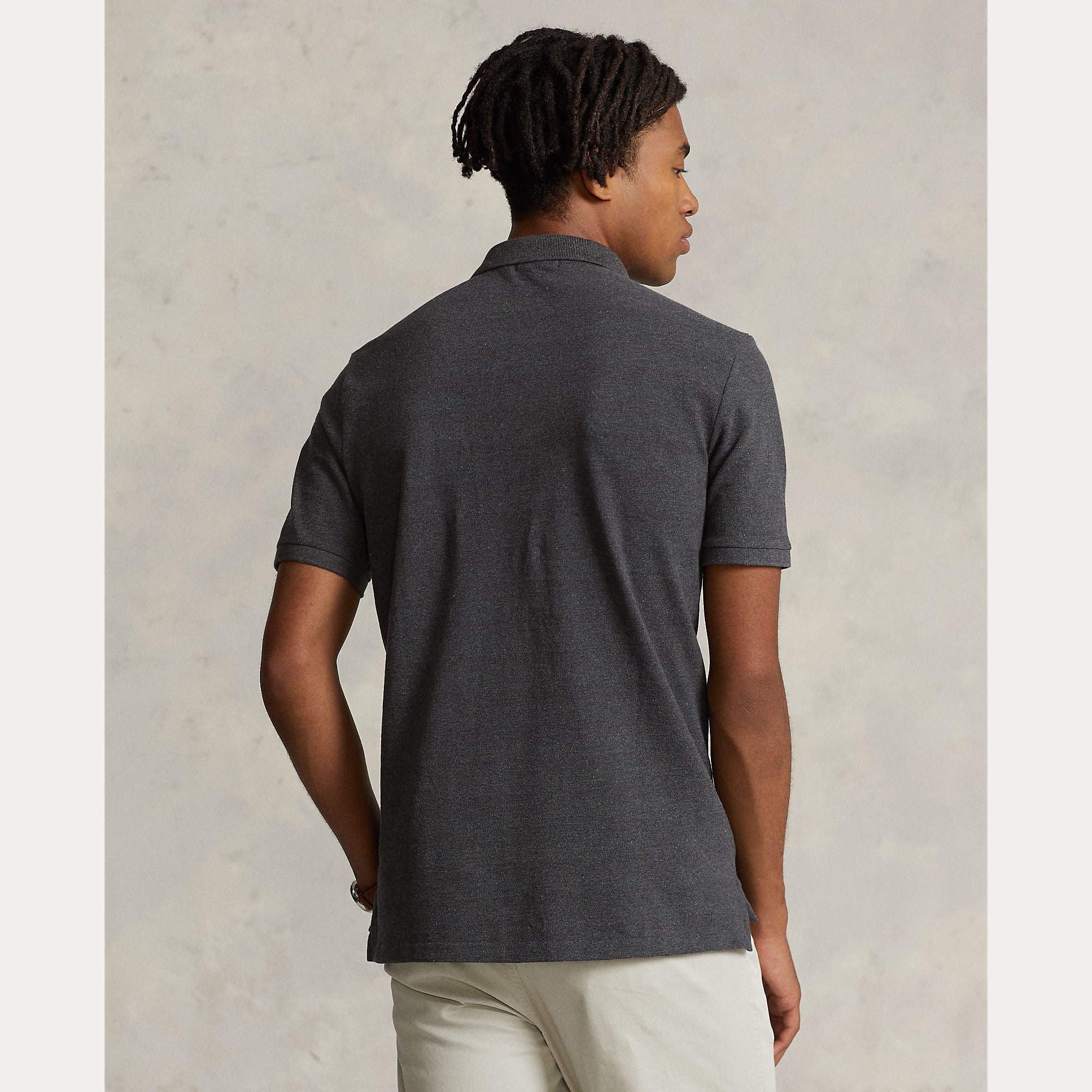 Slim Fit Mesh Polo Shirt - BoUvy