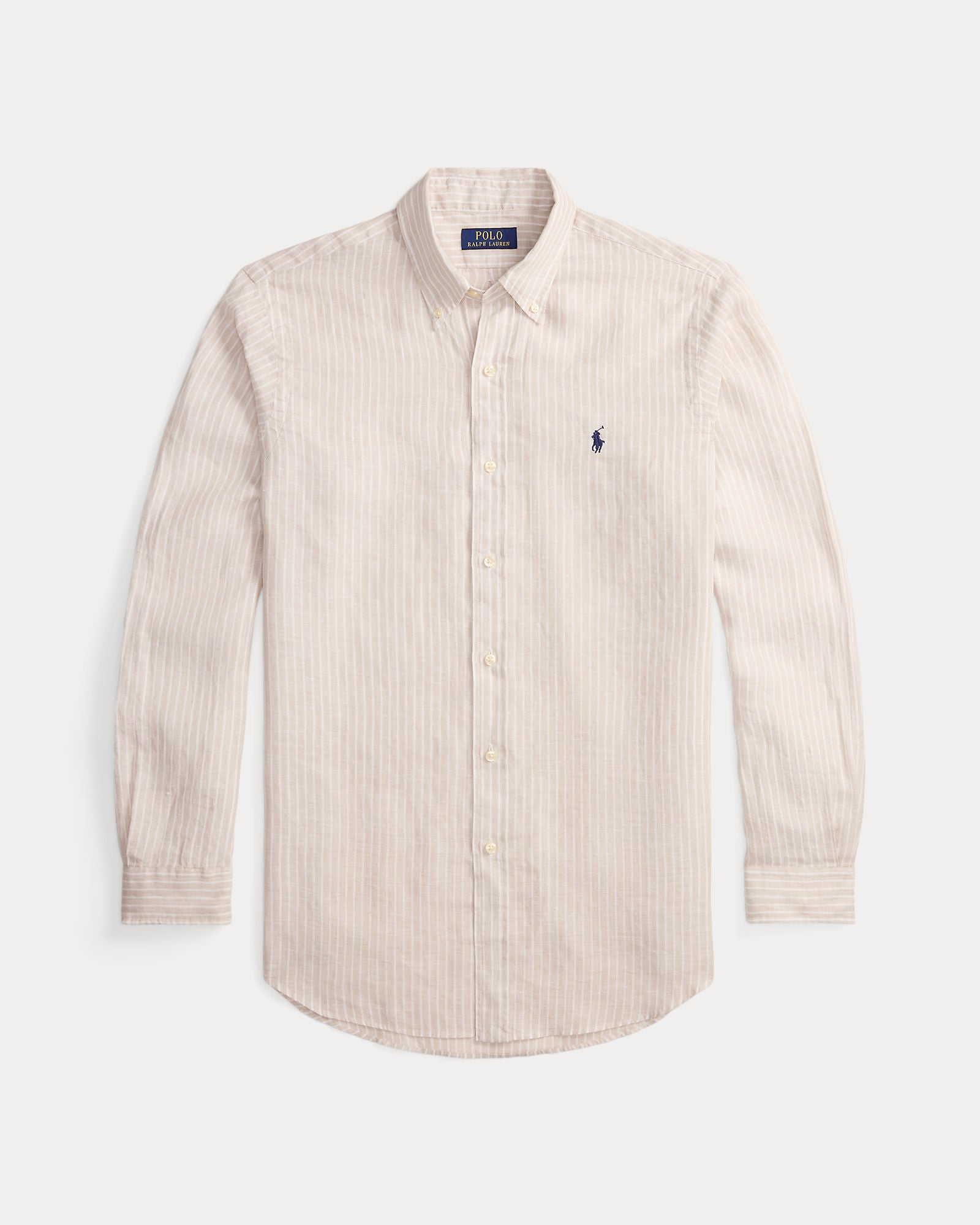 Custom Fit Striped Linen Shirt - BoUvy