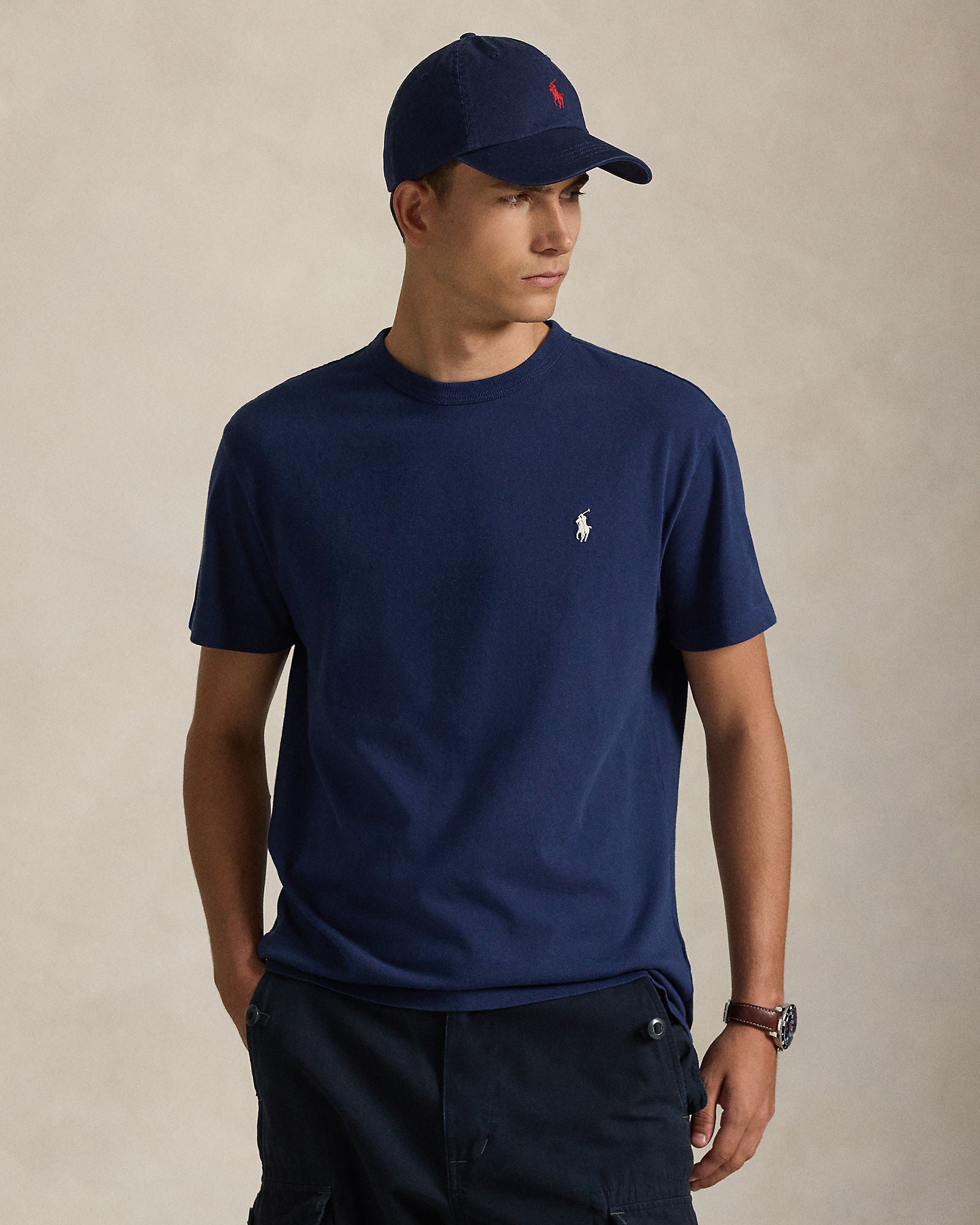 Classic Fit Jersey Crewneck T-Shirt - BoUvy