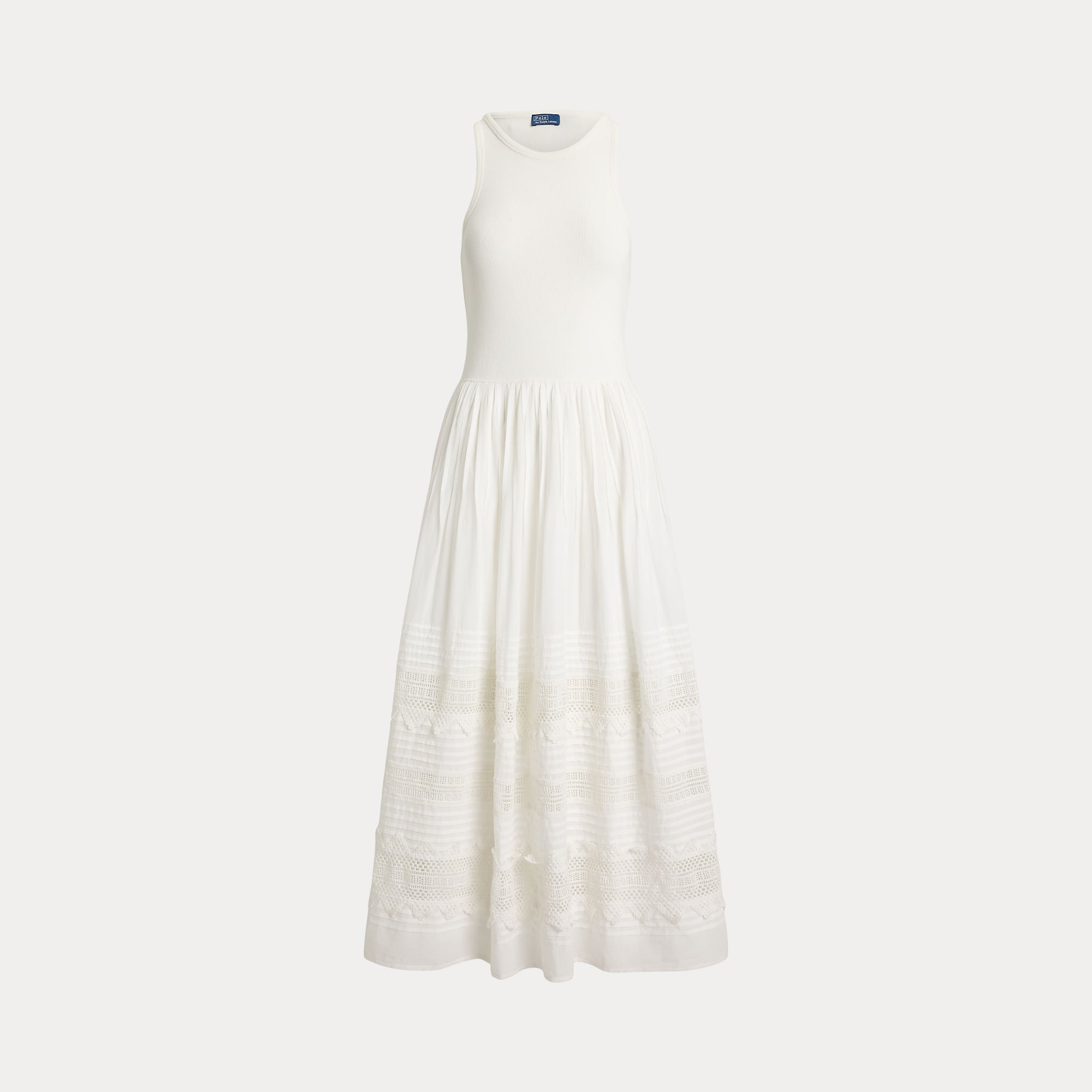 Lace-Trim Tank Dress - BoUvy