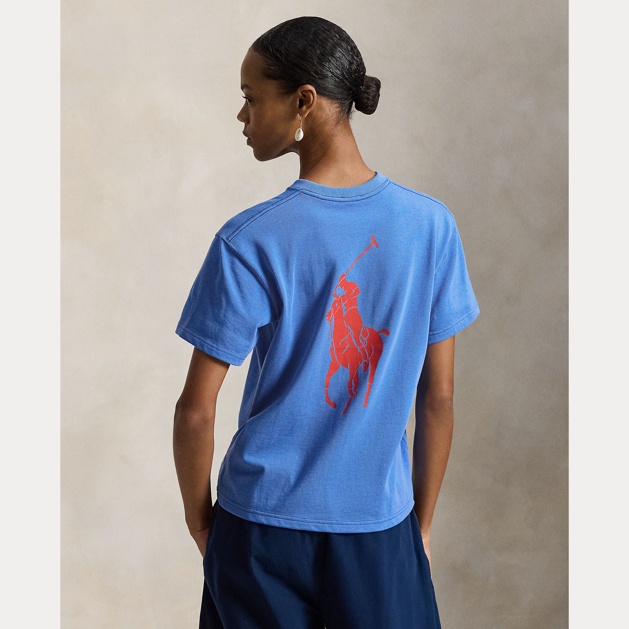 Big Pony Cotton Crewneck Tee - BoUvy