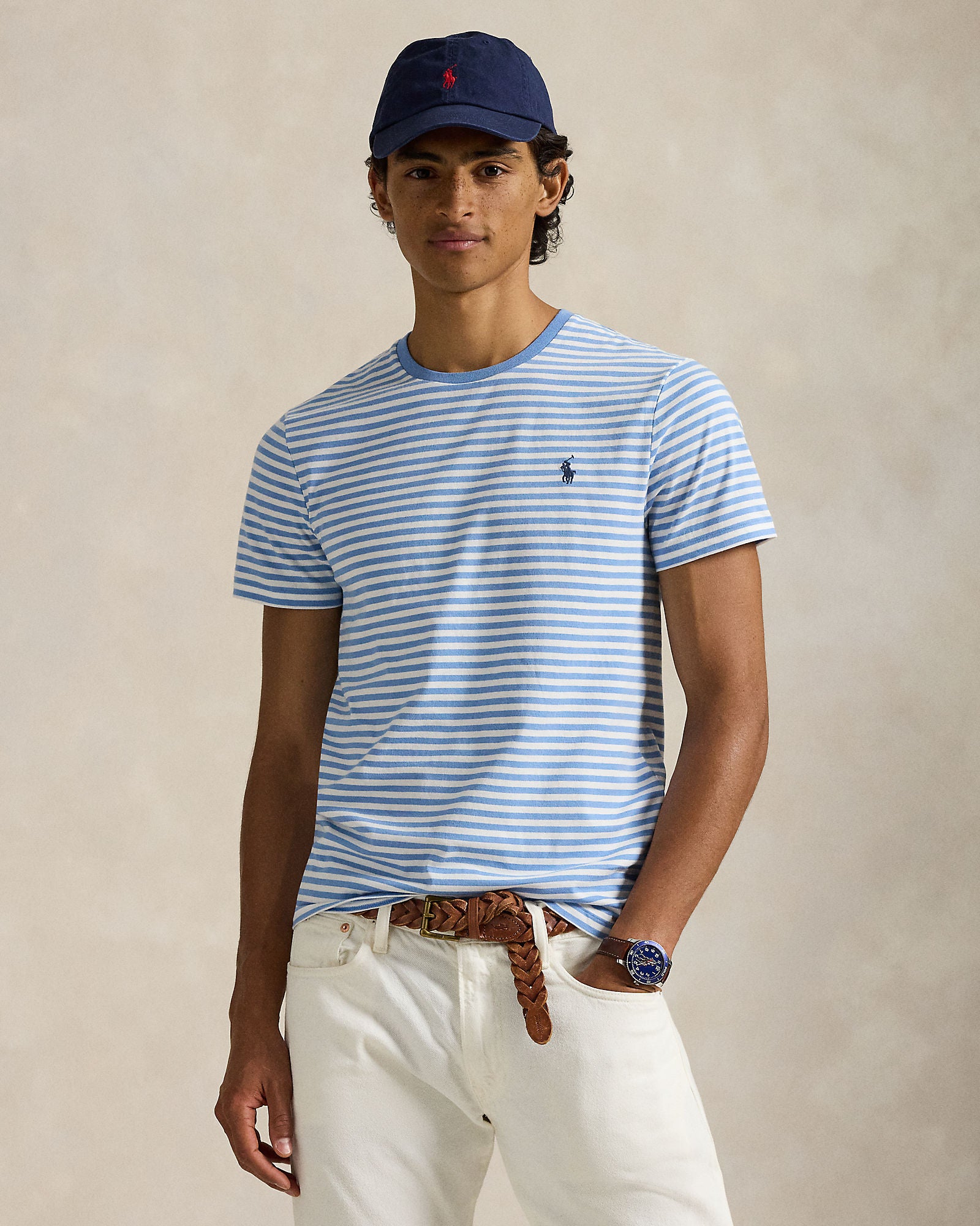Striped Jersey T-Shirt - BoUvy