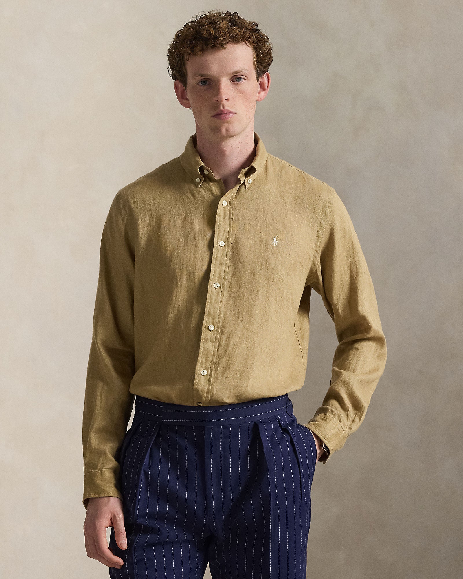 Slim Fit Linen Shirt - BoUvy