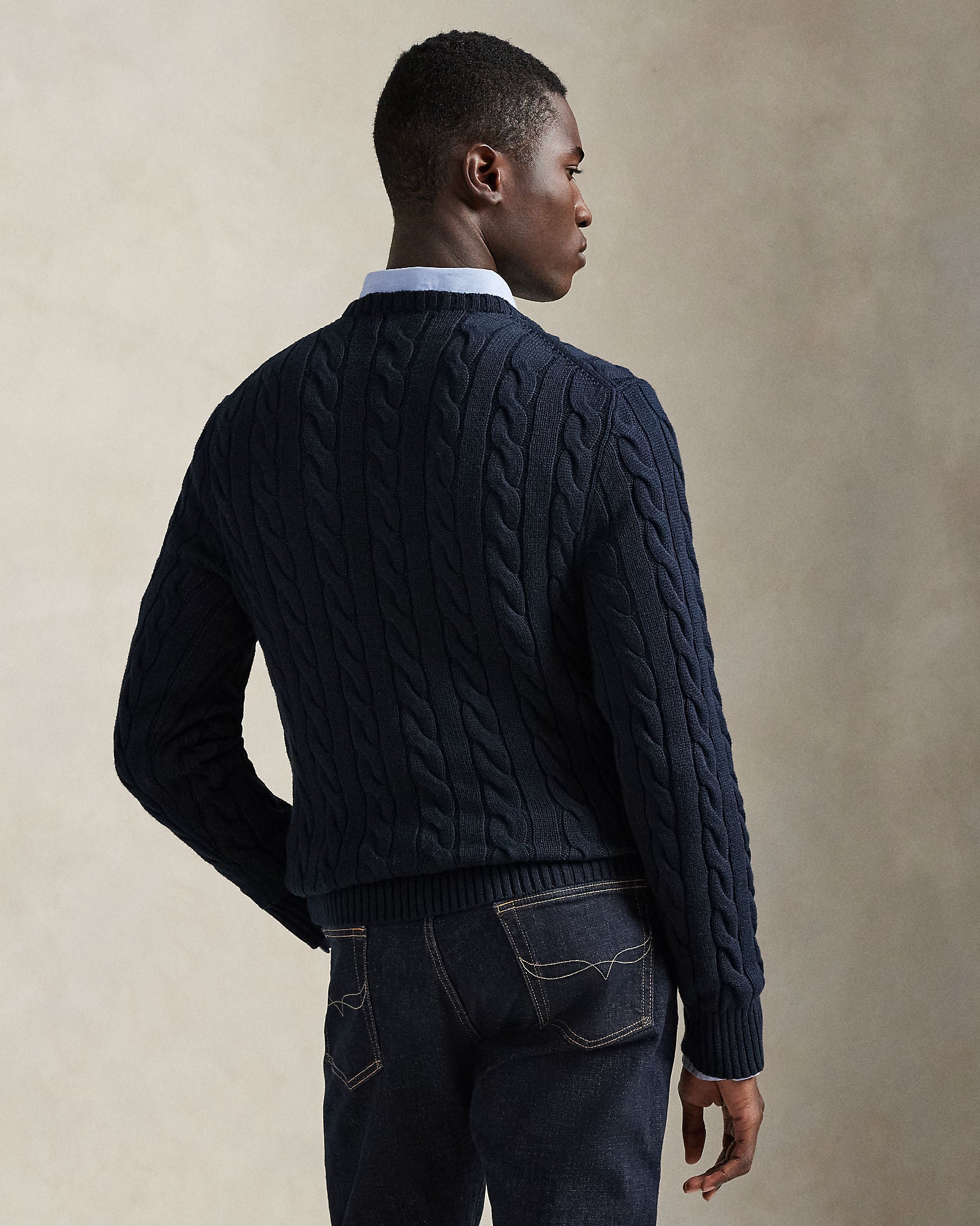 Cable-Knit Cotton Sweater - BoUvy