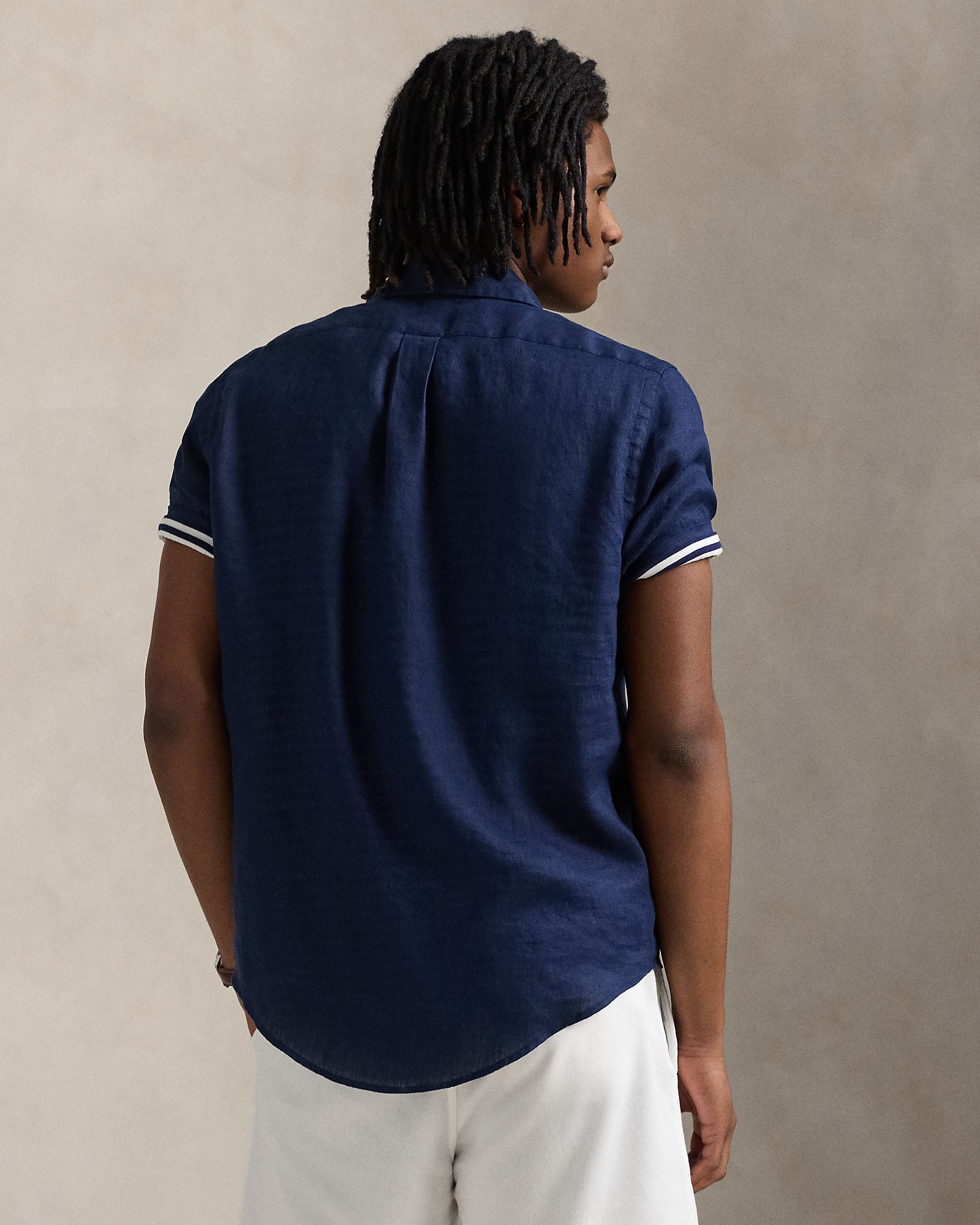 Short-Sleeve Linen Shirt - BoUvy