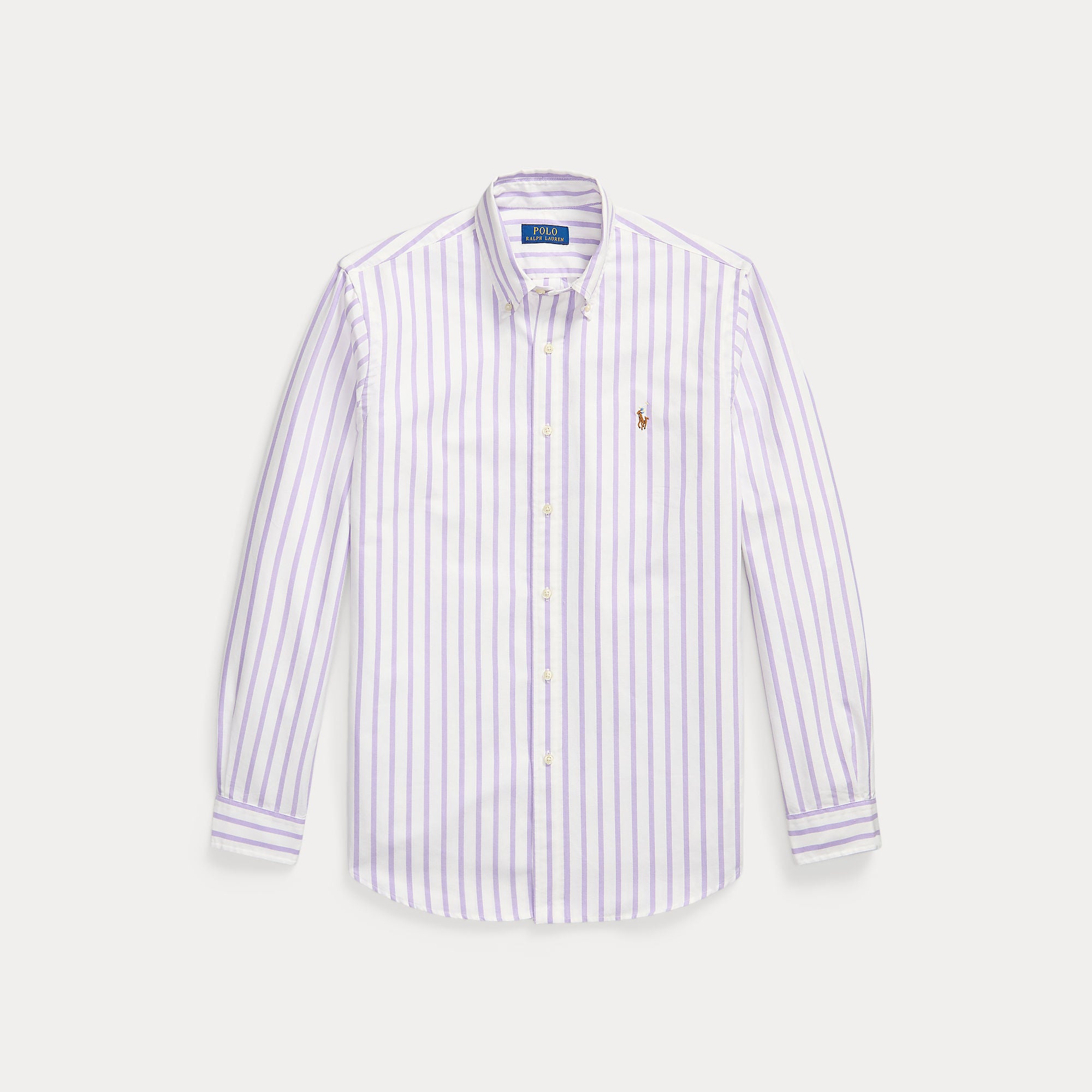 Custom Fit Striped Oxford Shirt - BoUvy