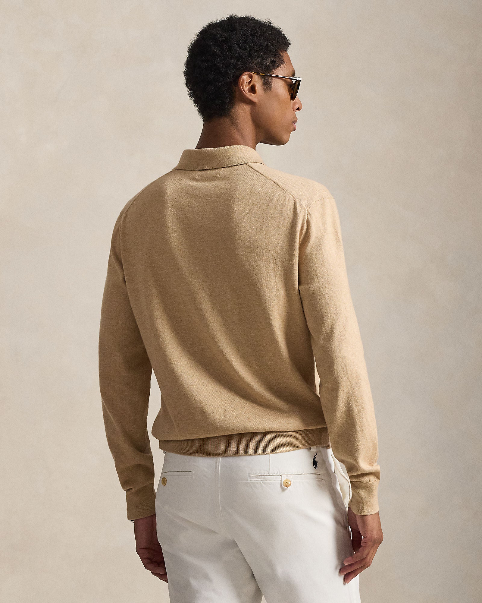 Cotton Polo-Collar Sweater - BoUvy