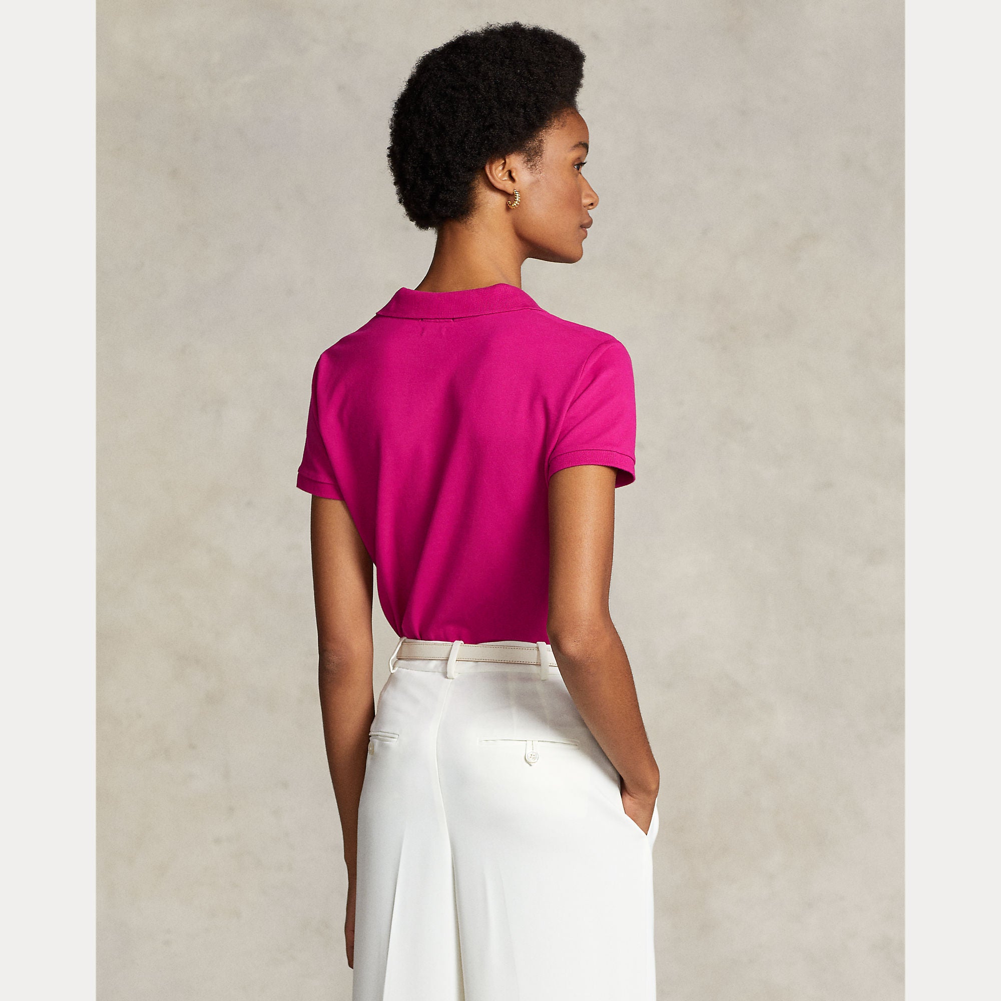 Slim Fit Stretch Polo Shirt - BoUvy