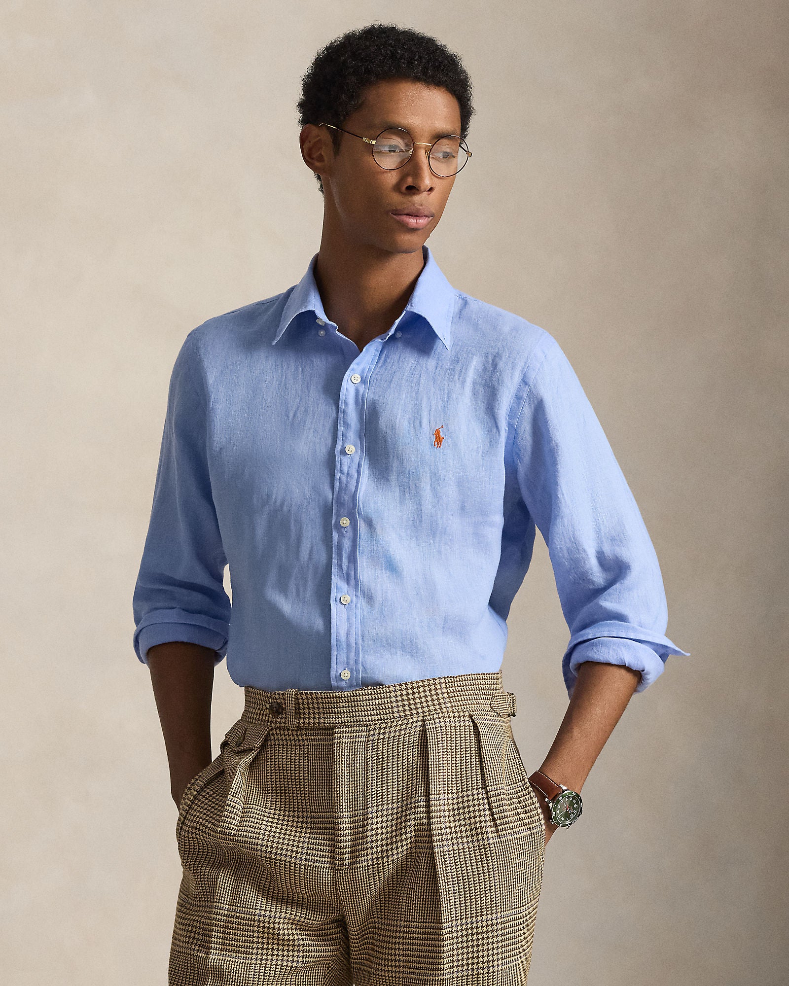 Custom Fit Linen Shirt - BoUvy