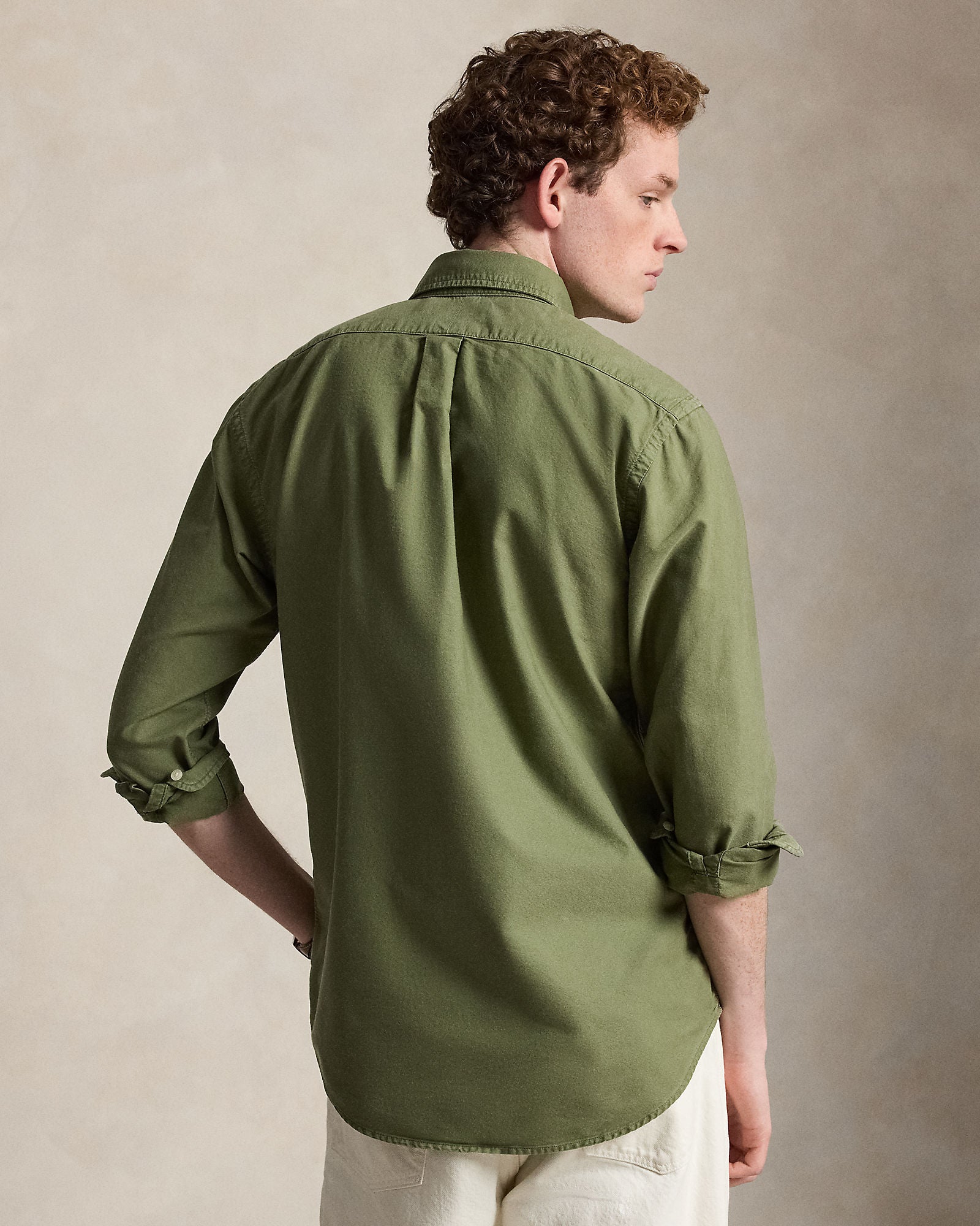 Custom Fit Garment-Dyed Oxford Shirt - BoUvy