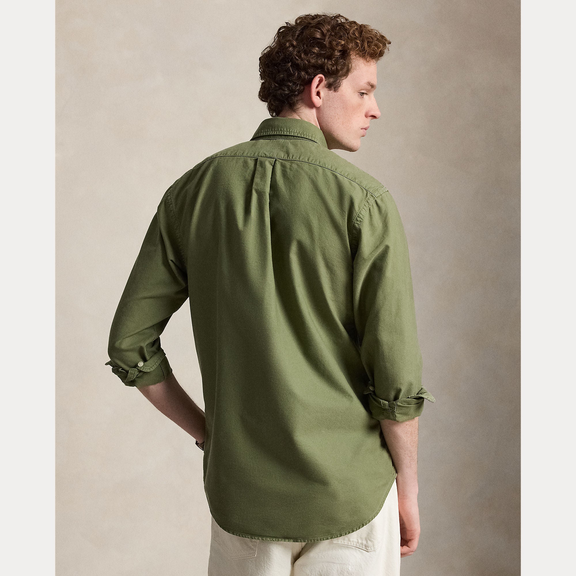 Custom Fit Garment-Dyed Oxford Shirt - BoUvy