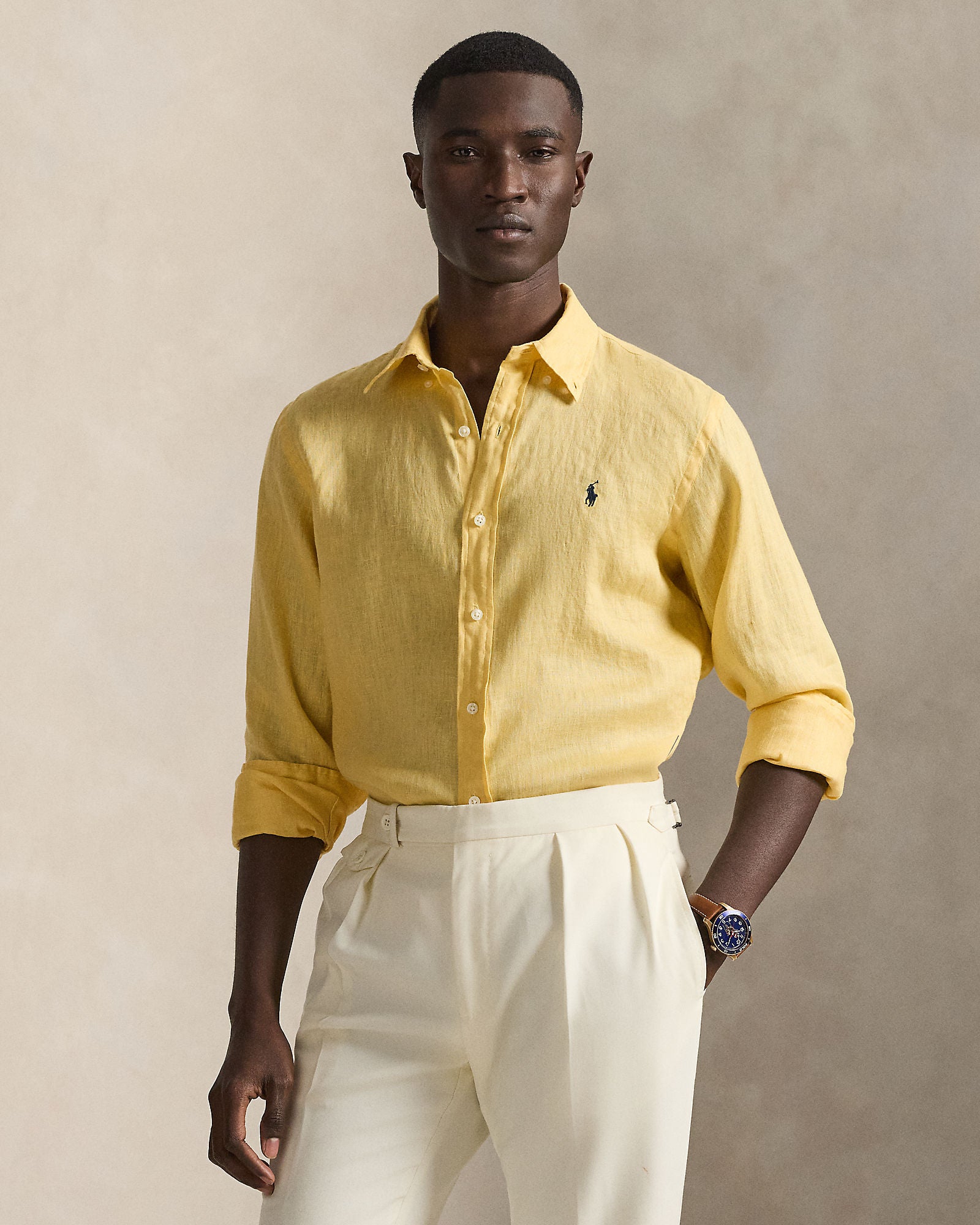 Custom Fit Linen Shirt - BoUvy
