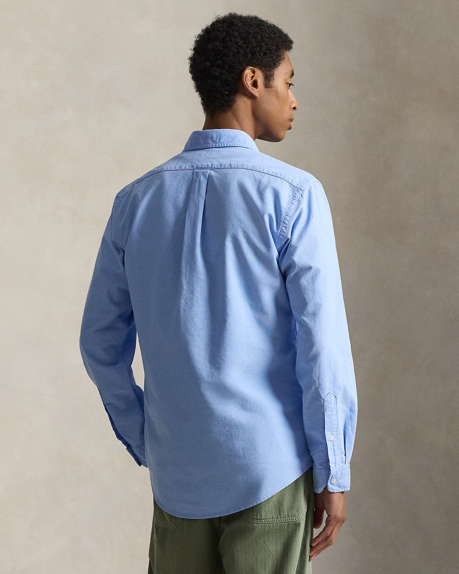 Custom Fit Garment-Dyed Oxford Shirt - BoUvy