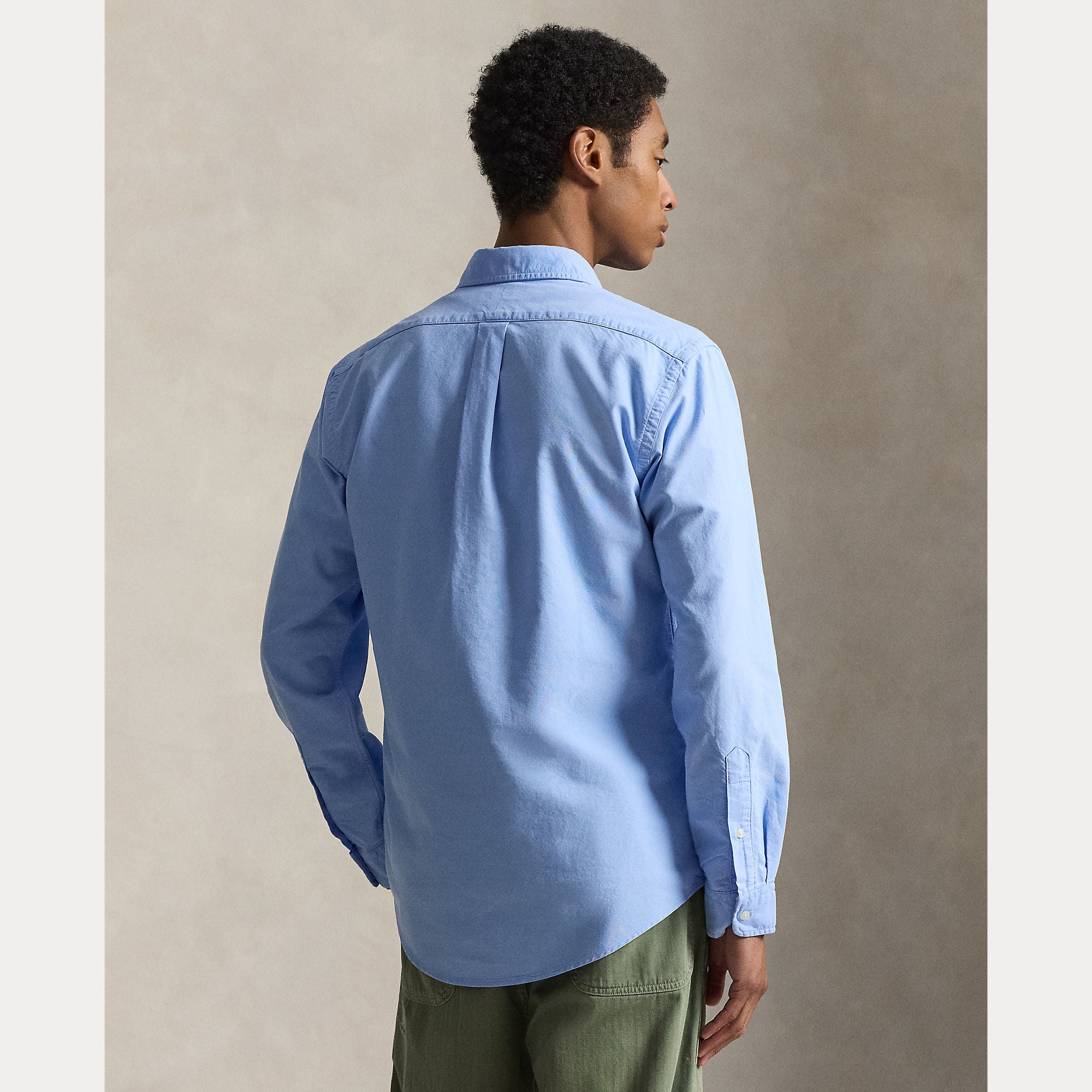 Custom Fit Garment-Dyed Oxford Shirt - BoUvy