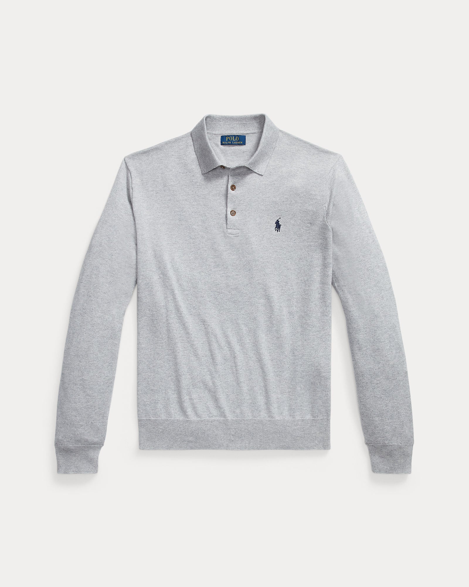 Cotton Polo-Collar Sweater - BoUvy