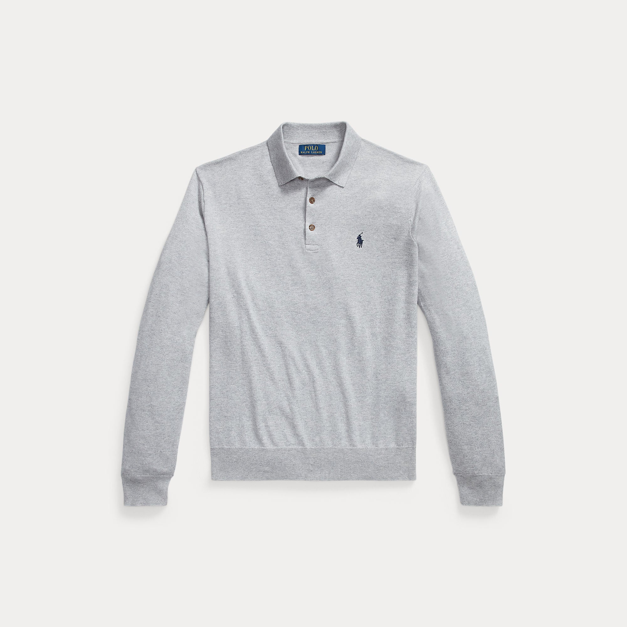 Cotton Polo-Collar Sweater - BoUvy