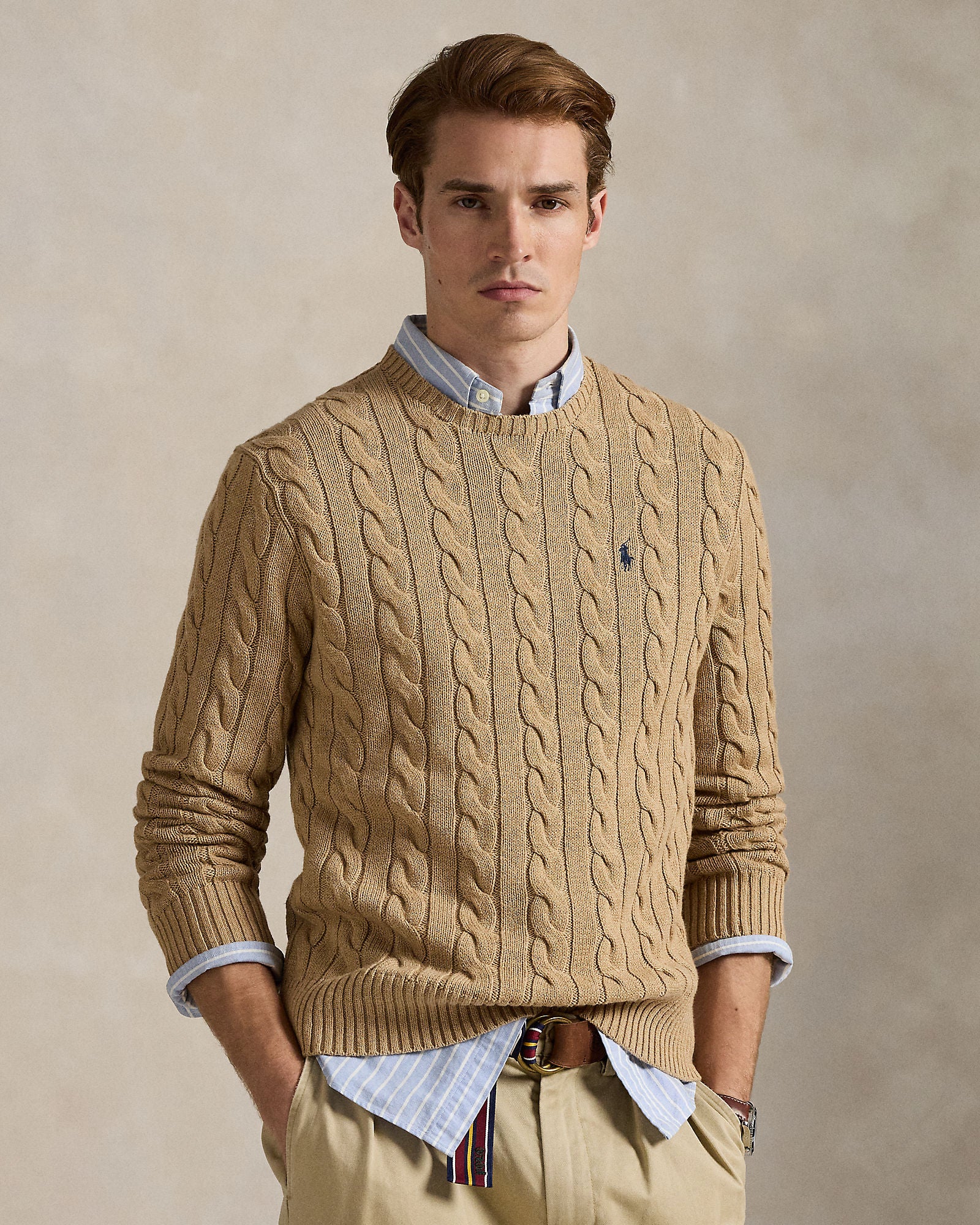 Cable-Knit Cotton Sweater - BoUvy