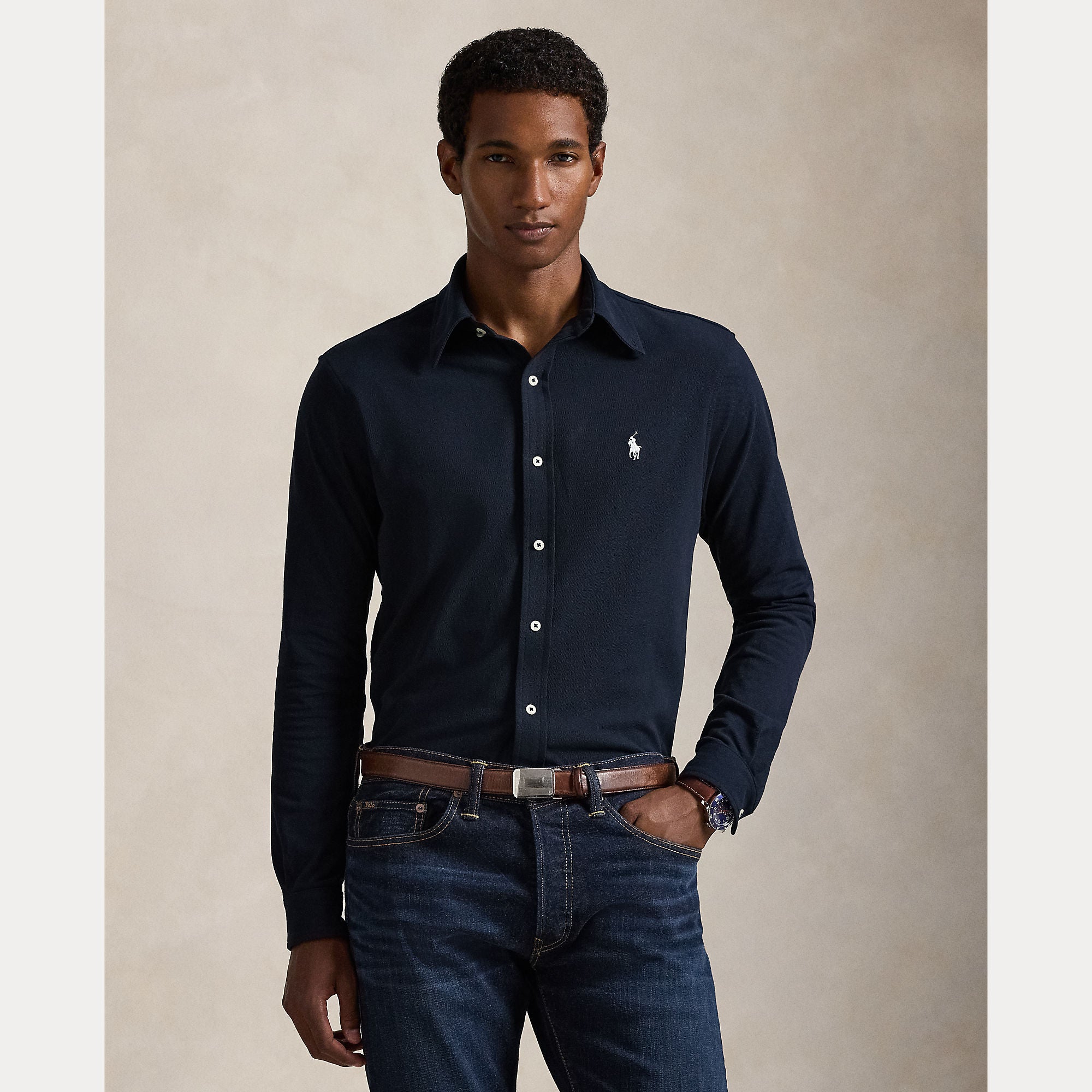Featherweight Mesh Shirt Button-Down - BoUvy