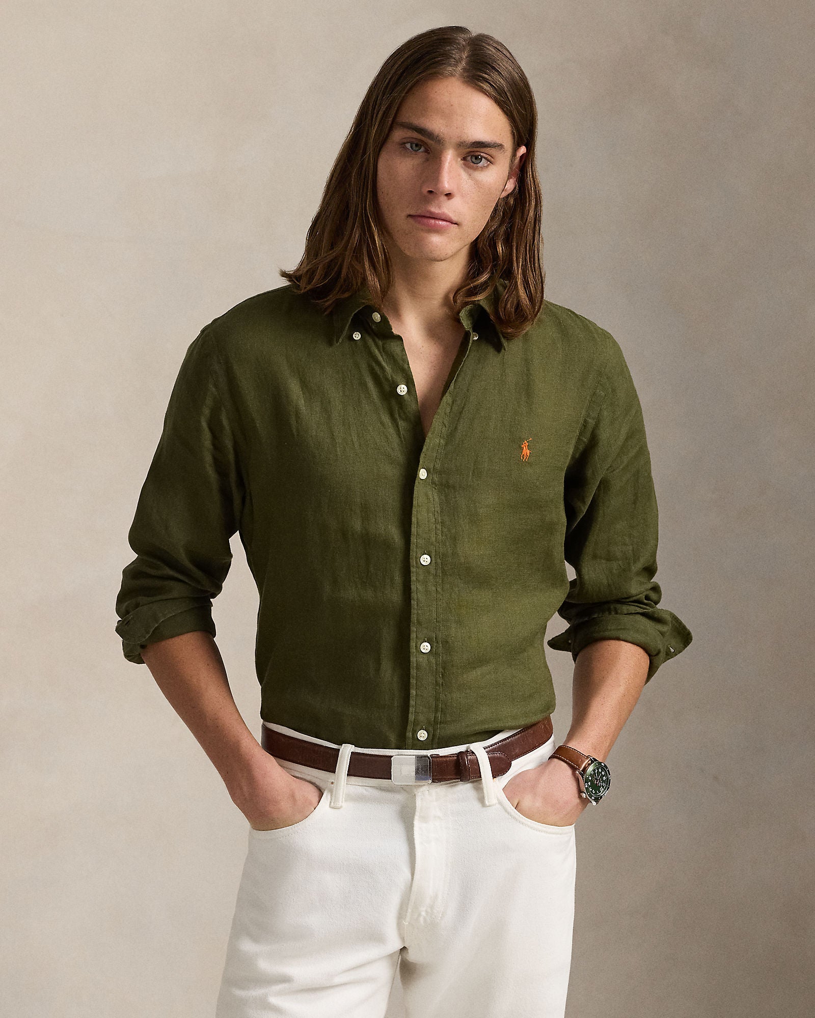Custom Fit Linen Shirt - BoUvy