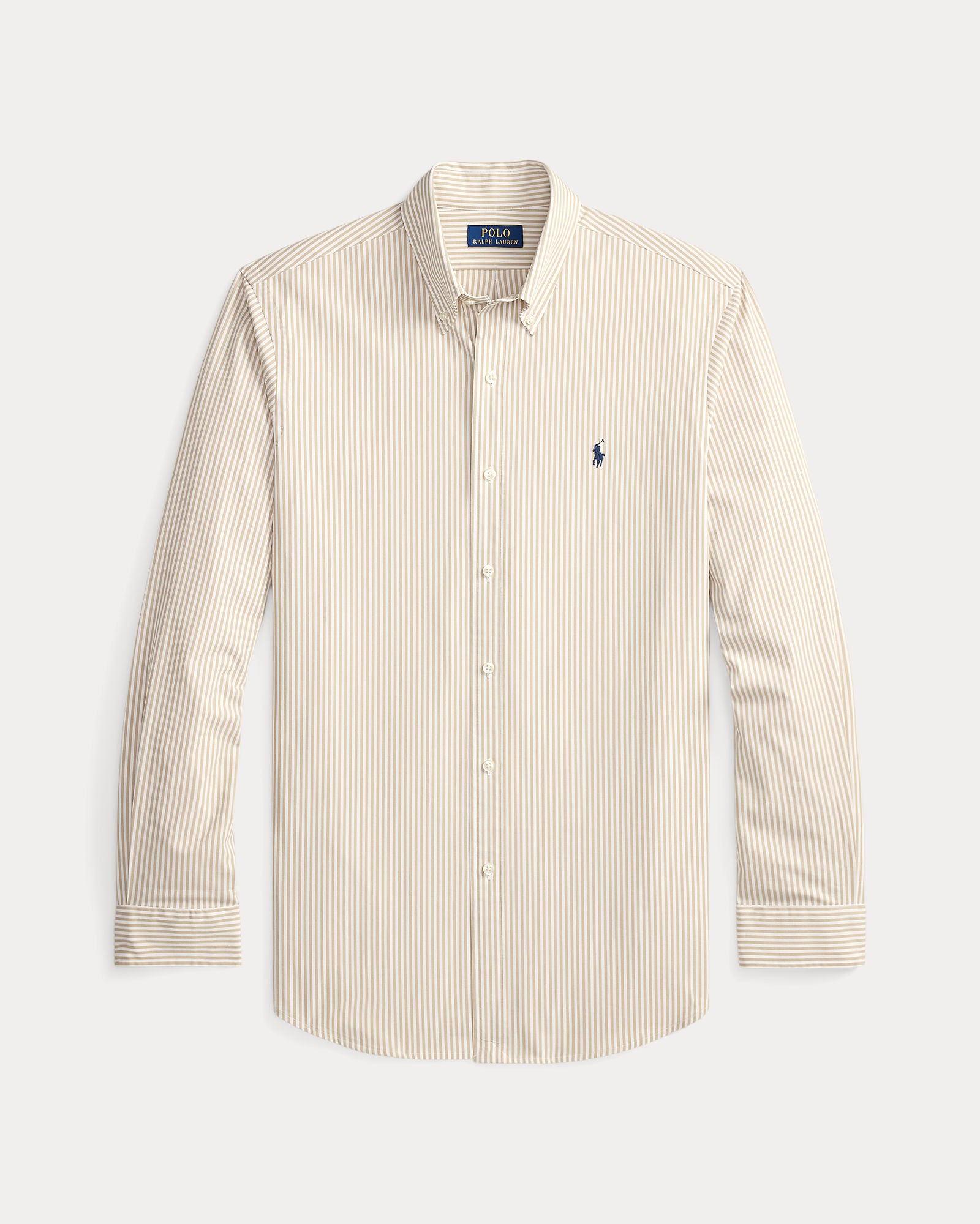 Custom Fit Striped Stretch Poplin Shirt - BoUvy