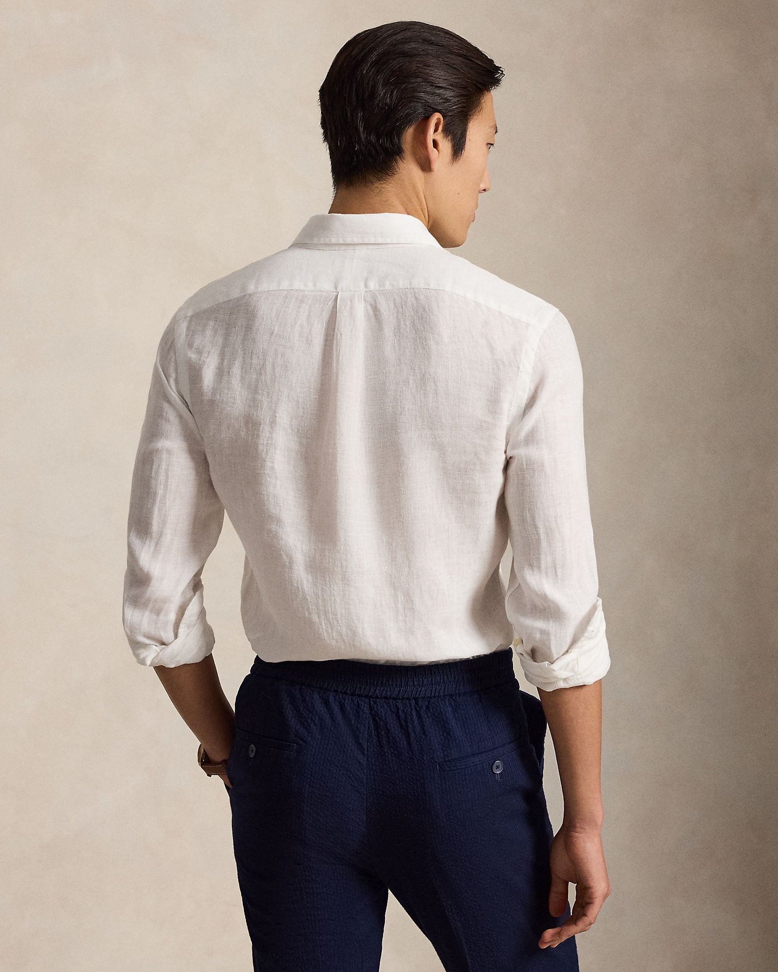 Slim Fit Linen Shirt - BoUvy