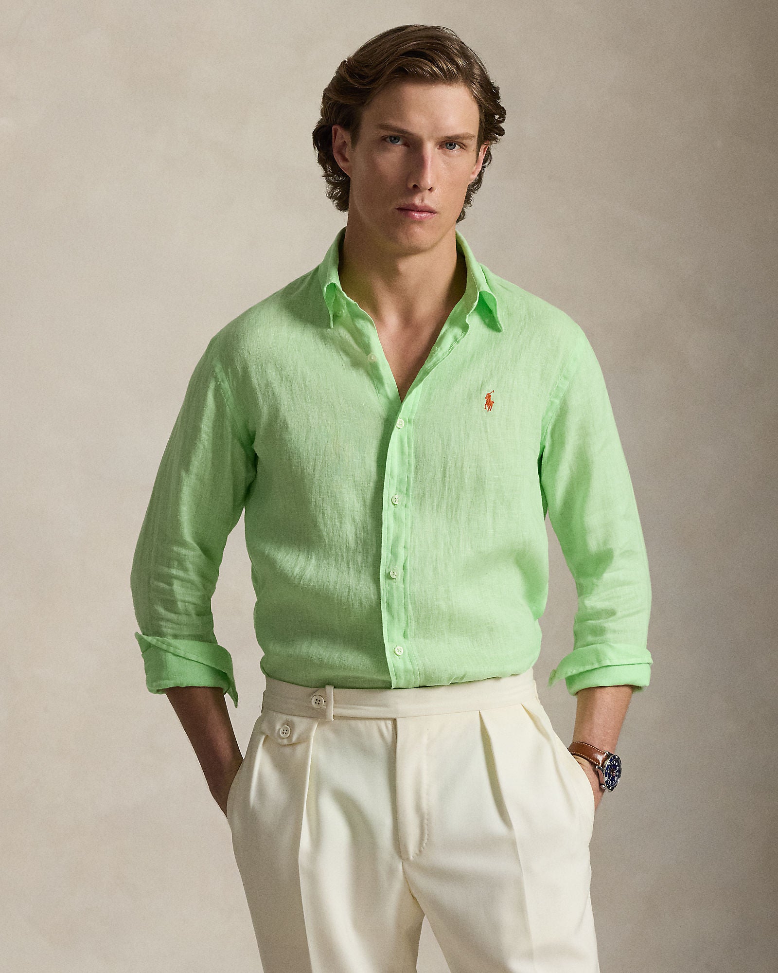Custom Fit Linen Shirt - BoUvy