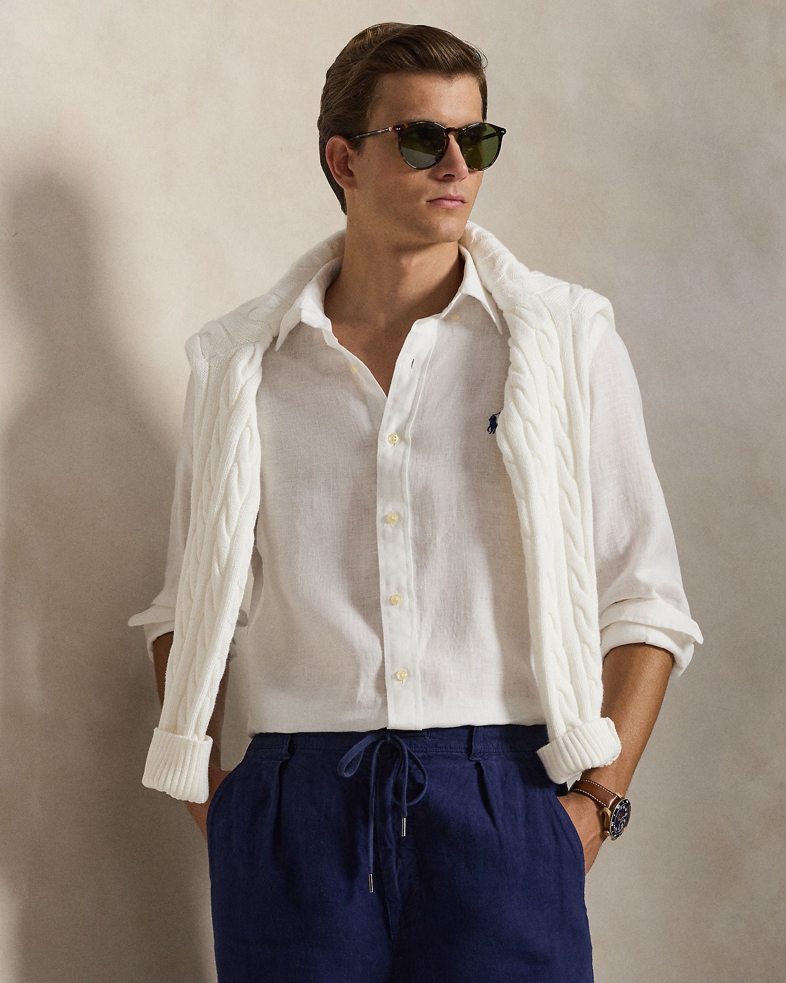 Custom Fit Linen Shirt - BoUvy