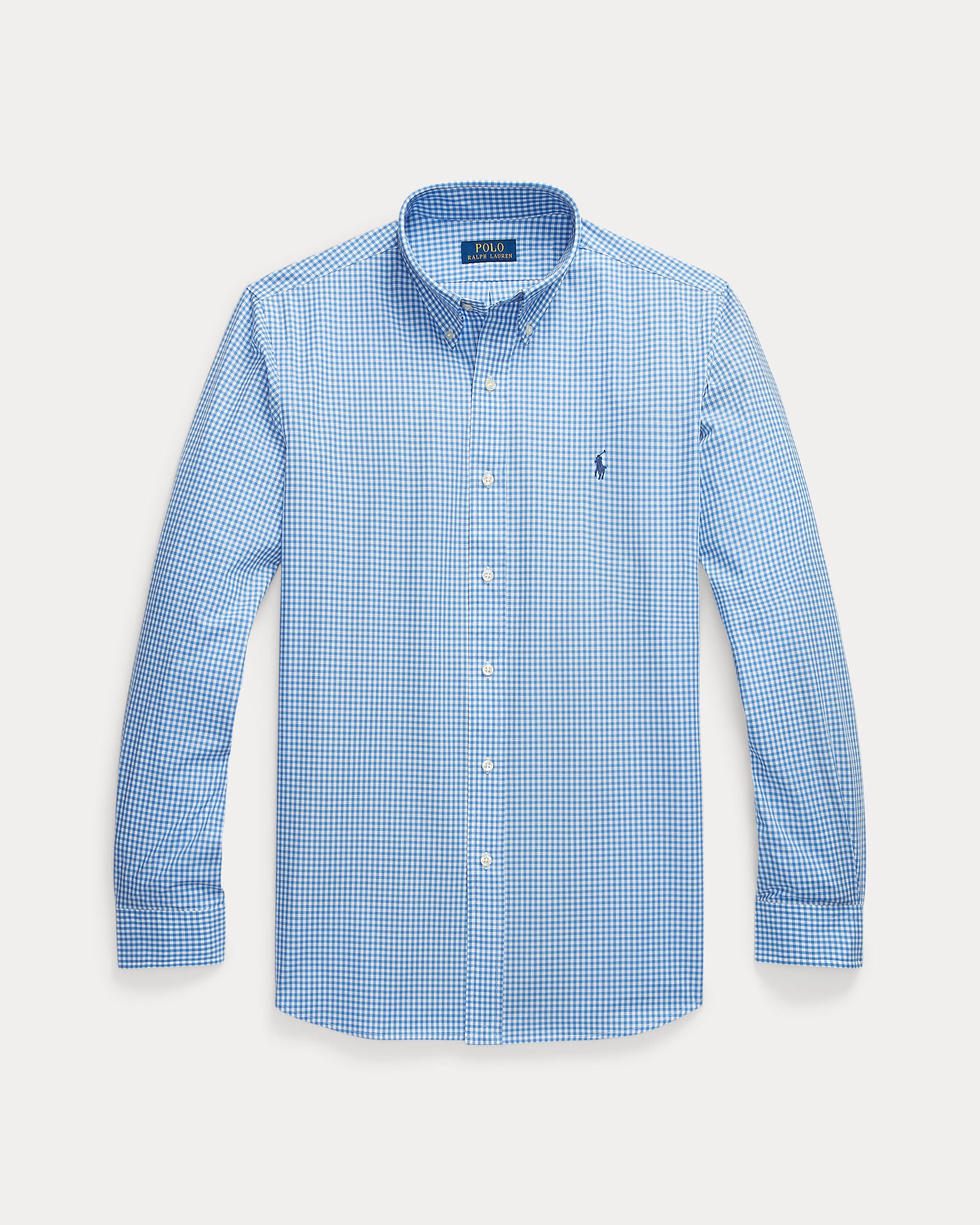 Custom Fit Stretch Checked Poplin Shirt - BoUvy