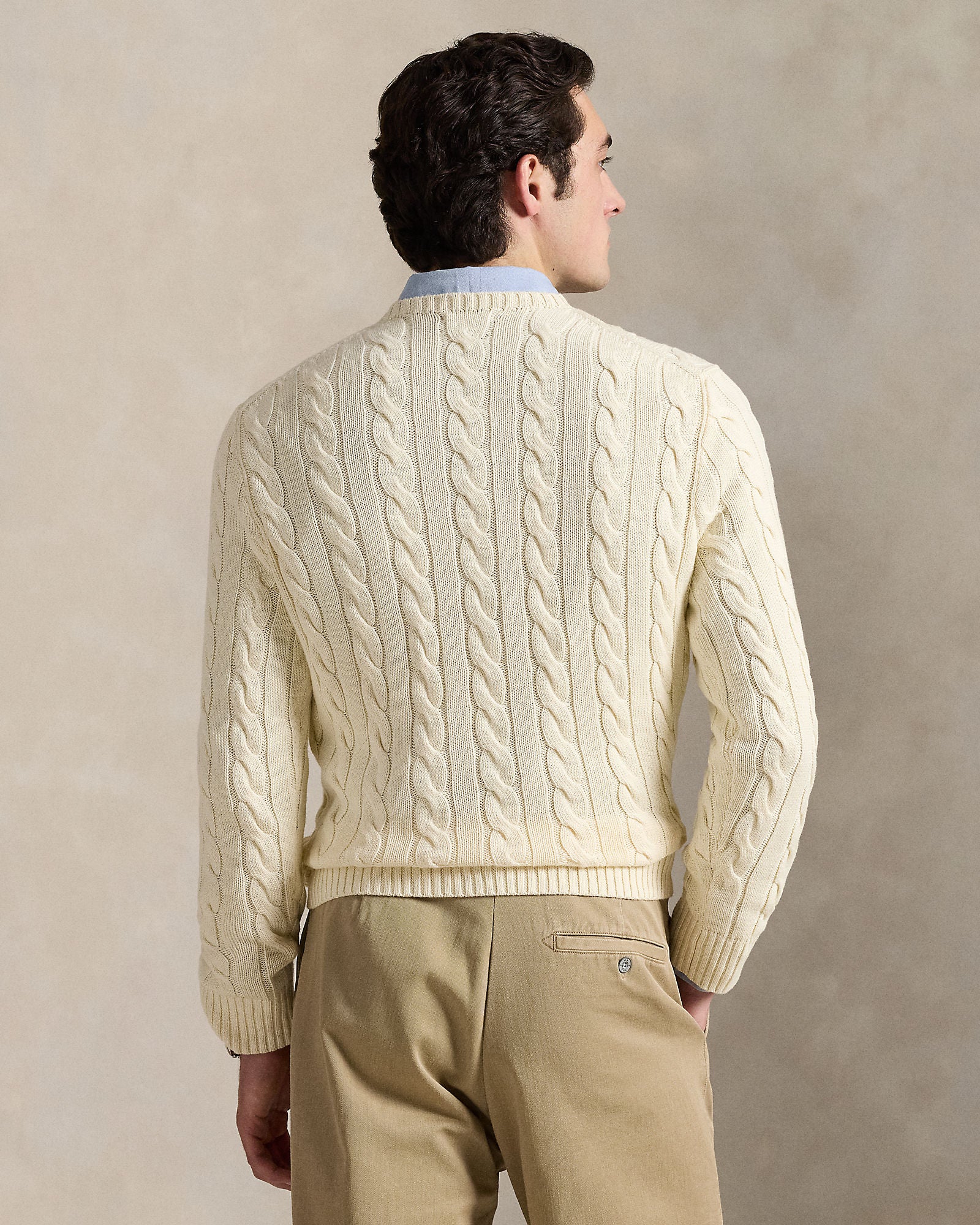 Cable-Knit Cotton Sweater - BoUvy
